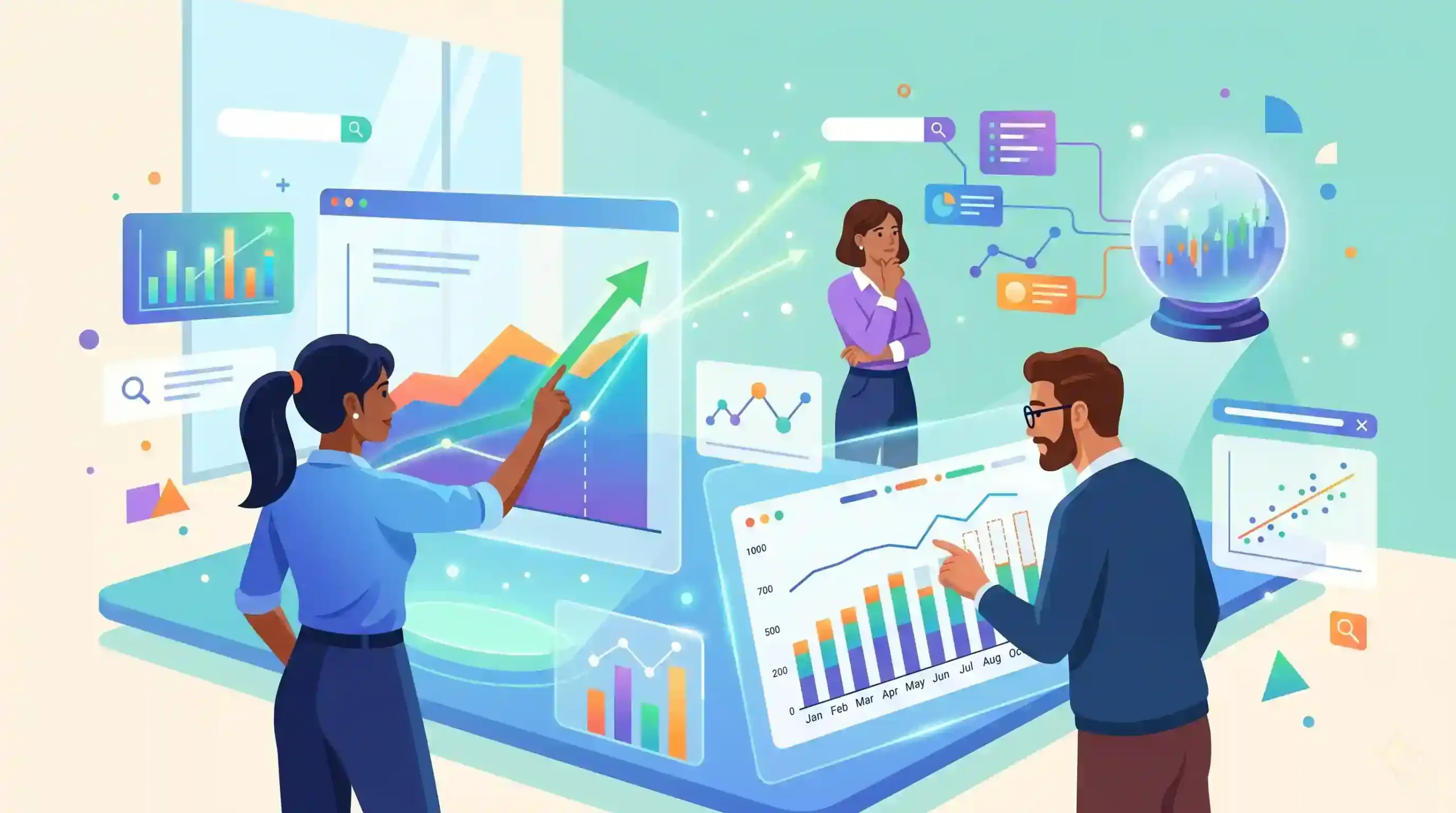 📊 تحلیل حجم جستجو و پیش‌بینی‌ها با Get Search Volume and Forecasts