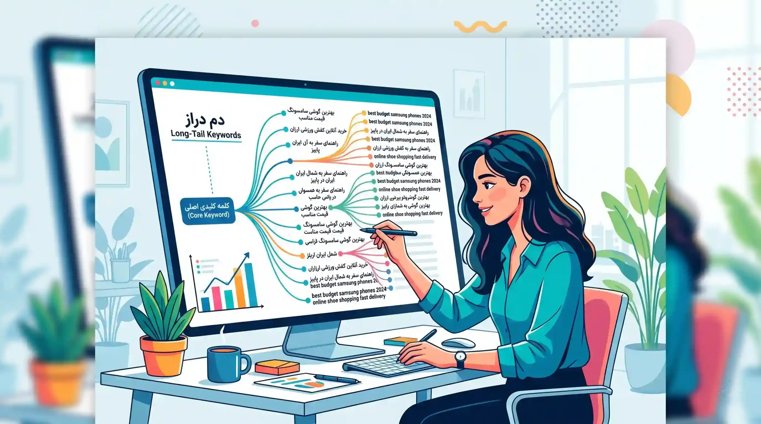 💡 استخراج کلمات کلیدی دم دراز Long-Tail Keywords