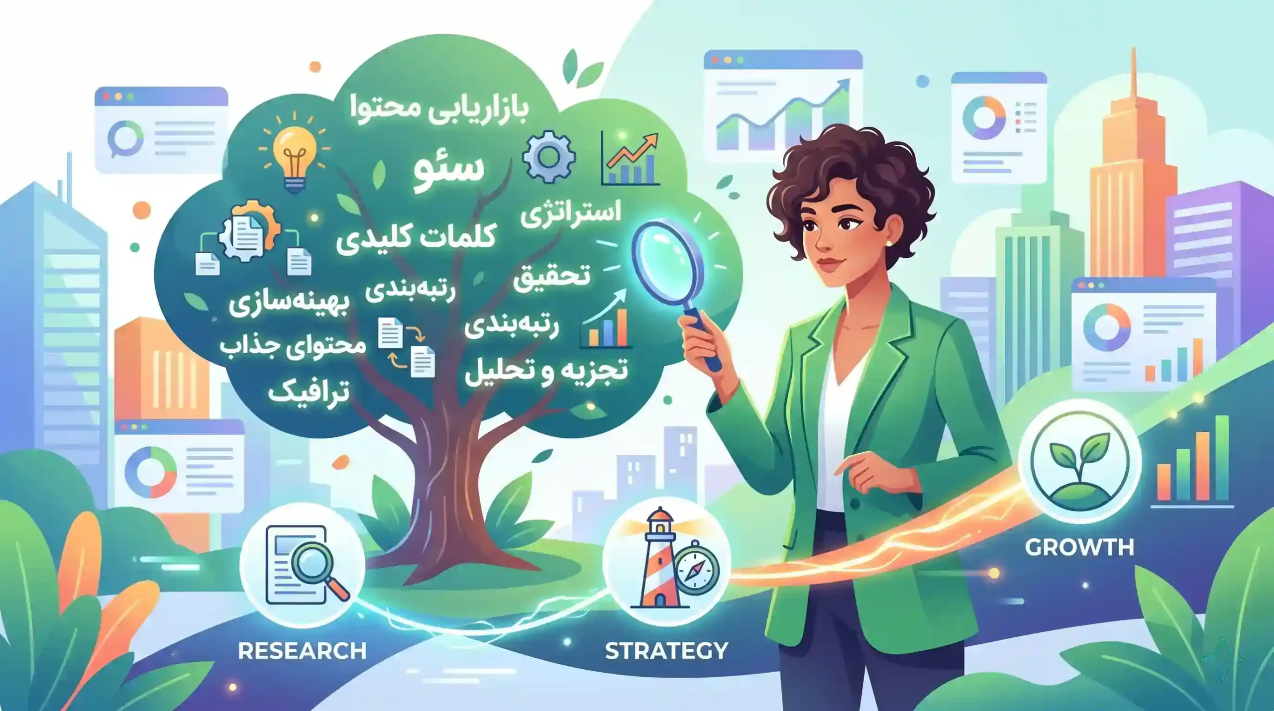 💡 نحوه استفاده از کلمات کلیدی در استراتژی بازاریابی محتوا و سئو