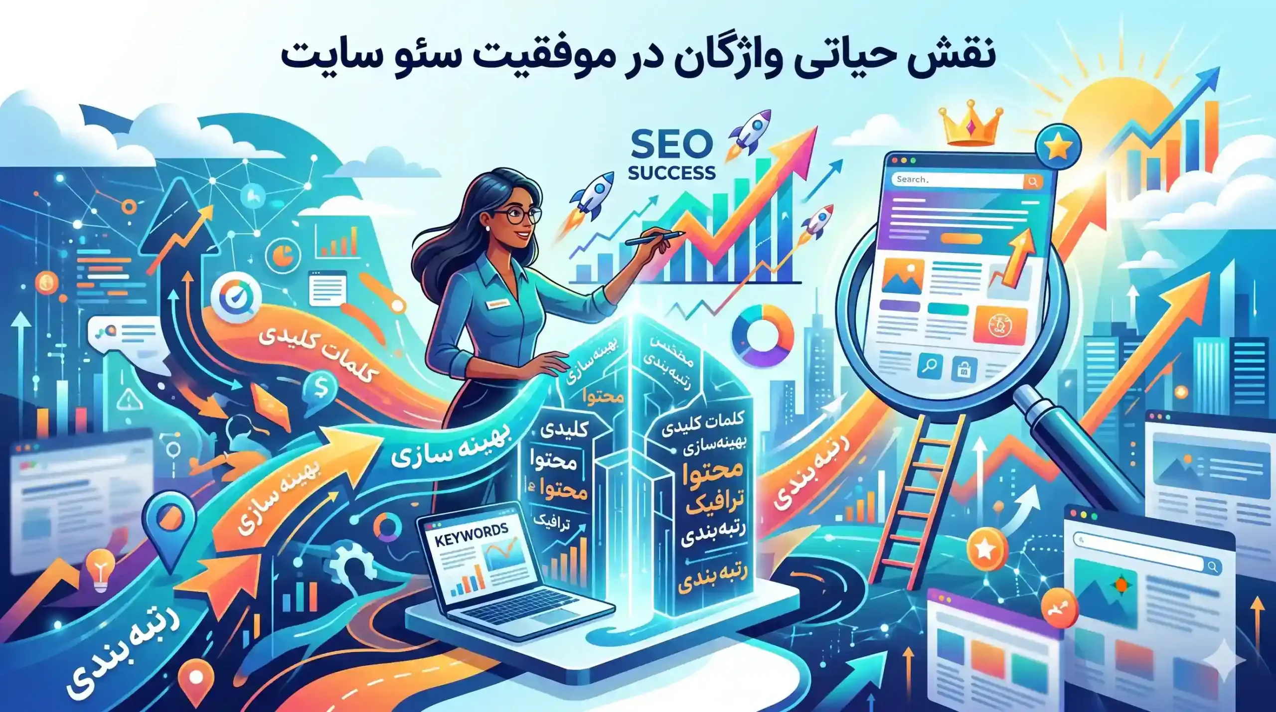 🎯 نقش حیاتی واژگان در موفقیت سئو سایت