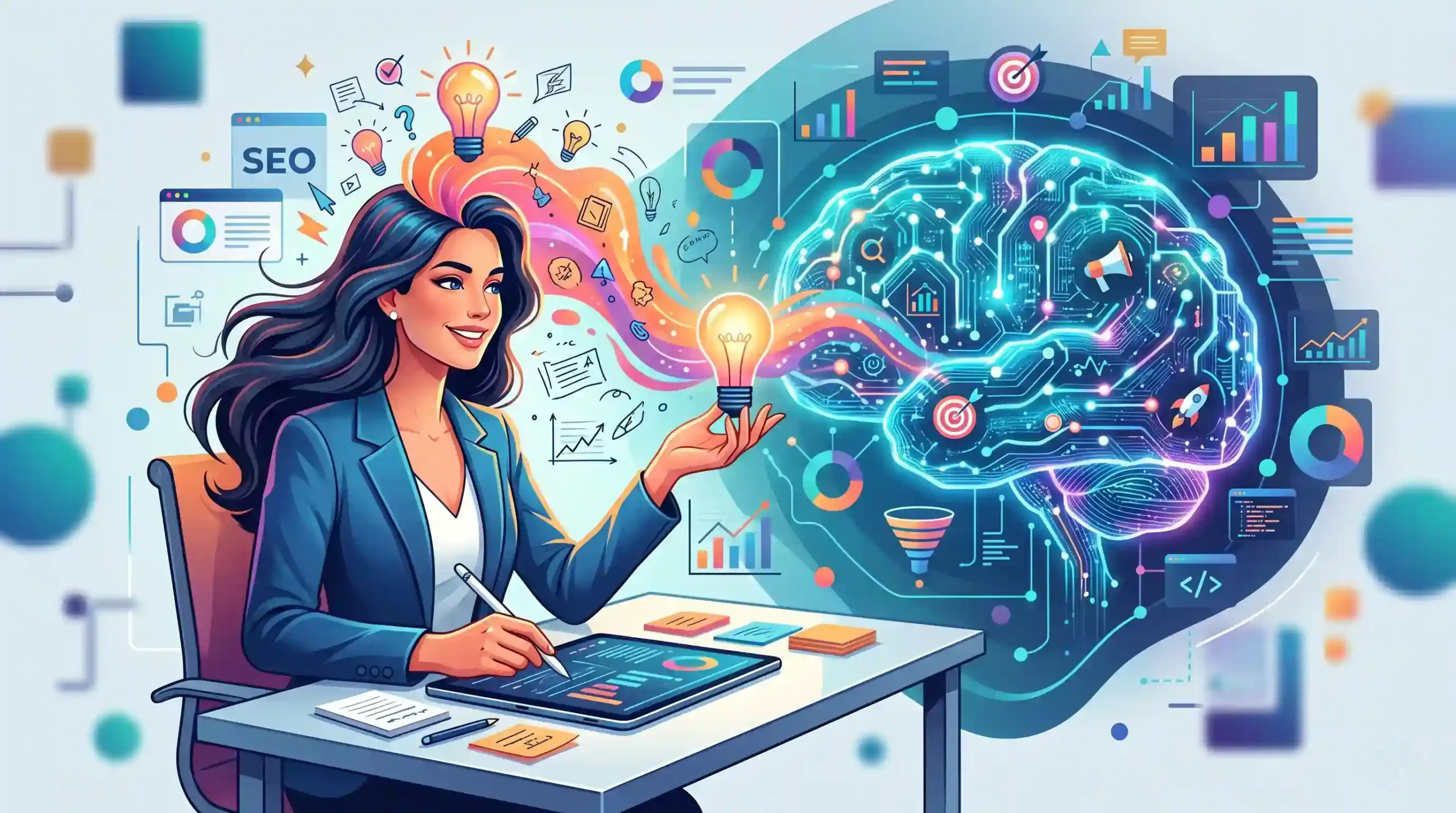 🤖 تلفیق هوش مصنوعی و تفکر خلاق در بازاریابی دیجیتال