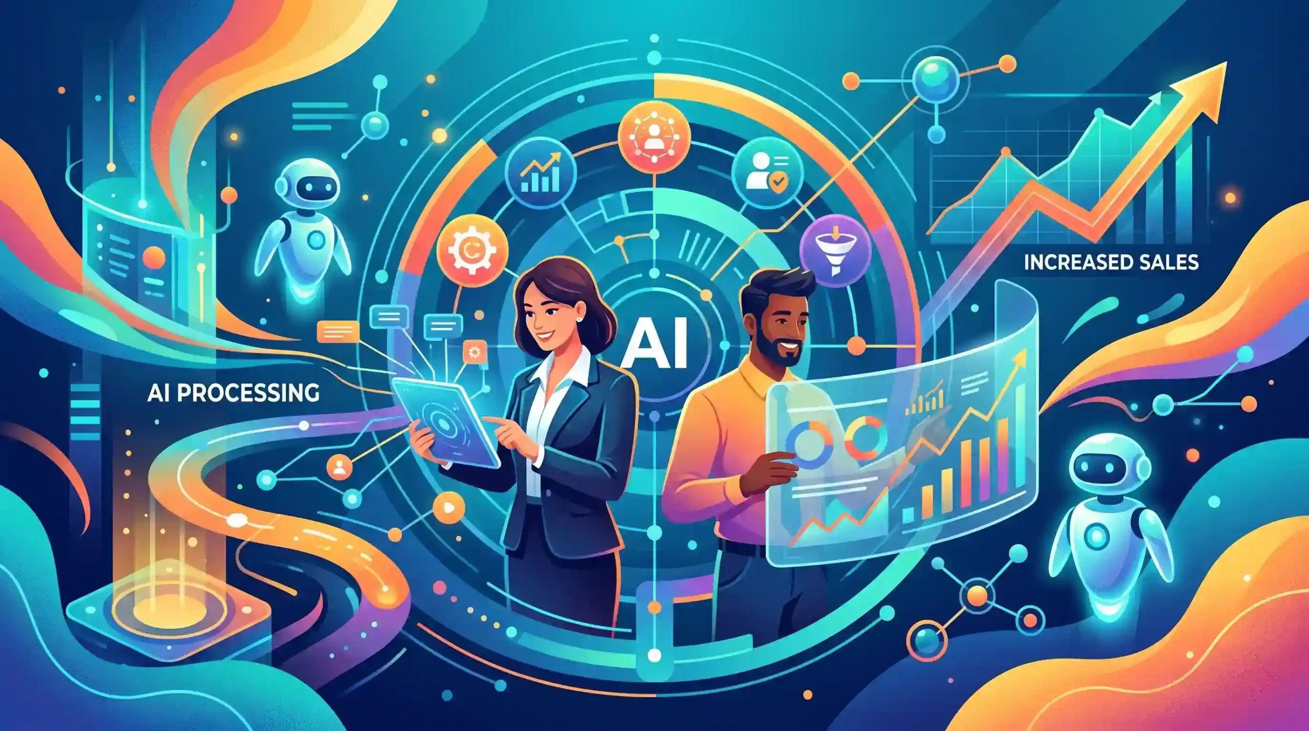 🧠 نقش هوش مصنوعی و ایجنت‌های هوشمند در بهینه‌سازی فروش