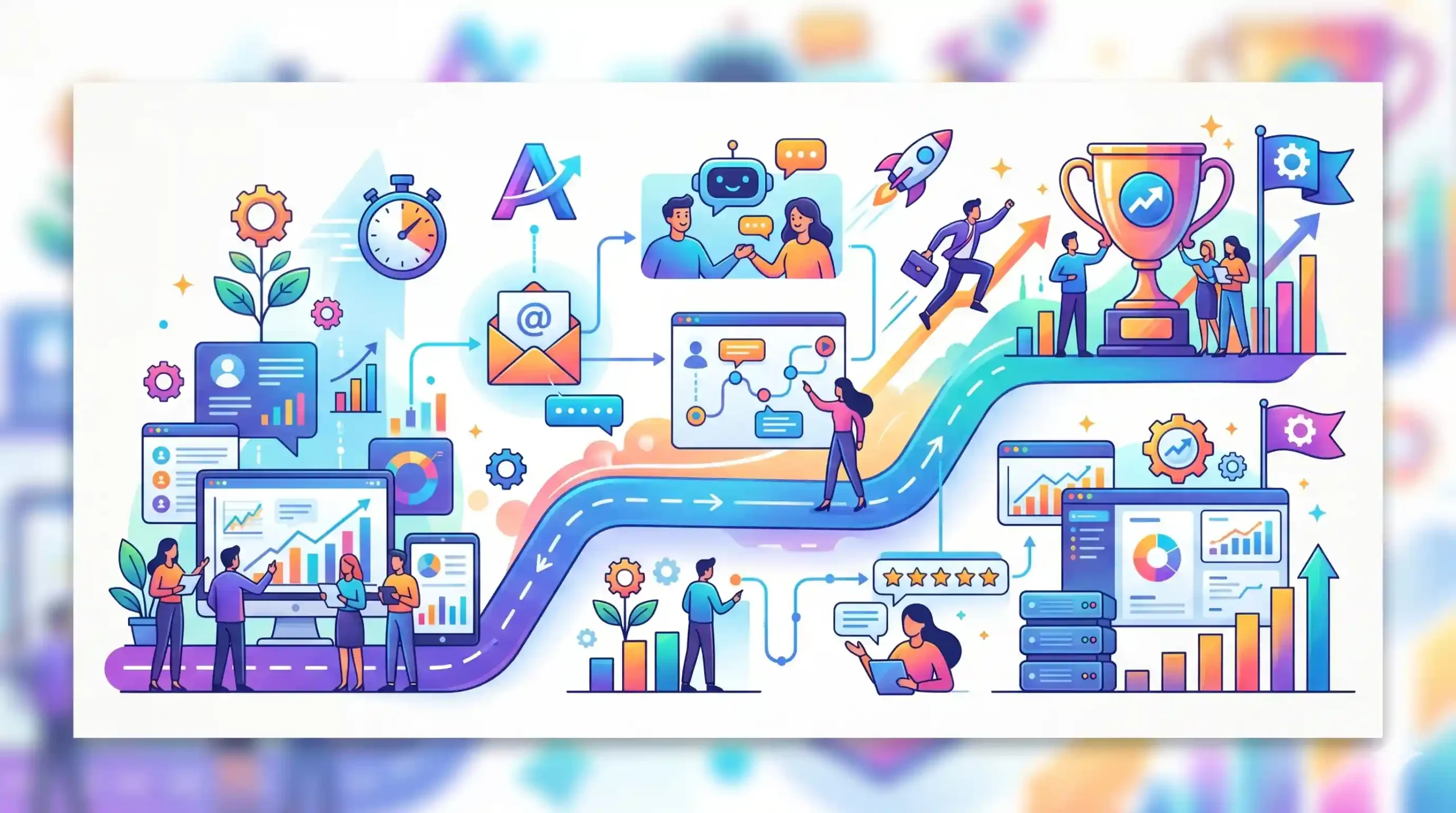 🏆 نقشه راه رسا وب آفرین برای پیاده‌سازی اتوماسیون فروش