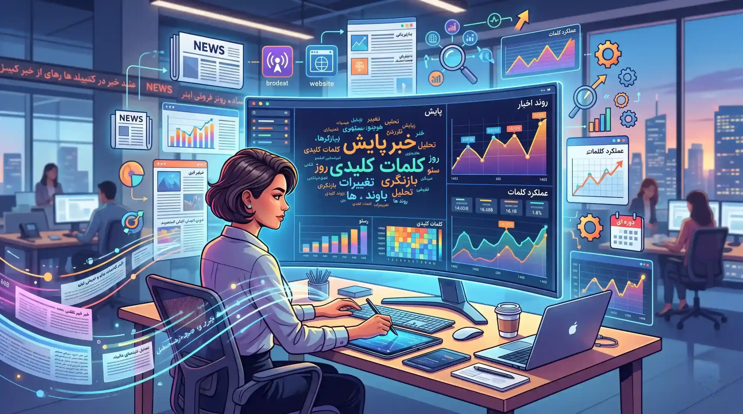 📈 چگونگی پایش و بازنگری دورهای کلمات کلیدی خبری