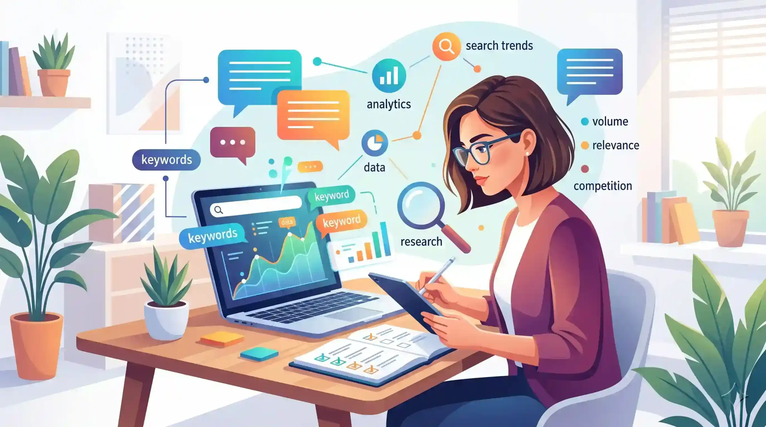 🏆 چکلیست نهایی تحقیق کلمات کلیدی برای روزنامهنگاران دیجیتال