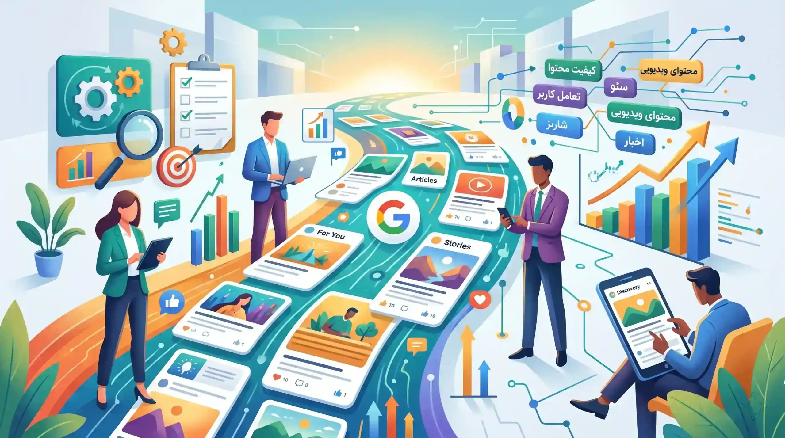 🚀 استراتژی محتوایی رسا وب آفرین برای موفقیت در گوگل دیسکاور