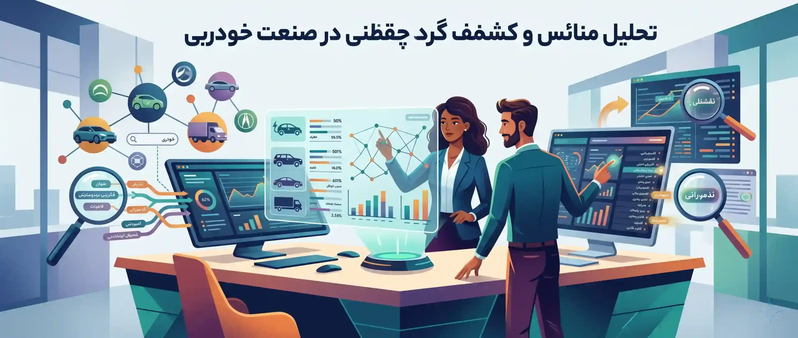 💡 تحلیل رقبا و کشف کلمات کلیدی پنهان صنعت خودرو