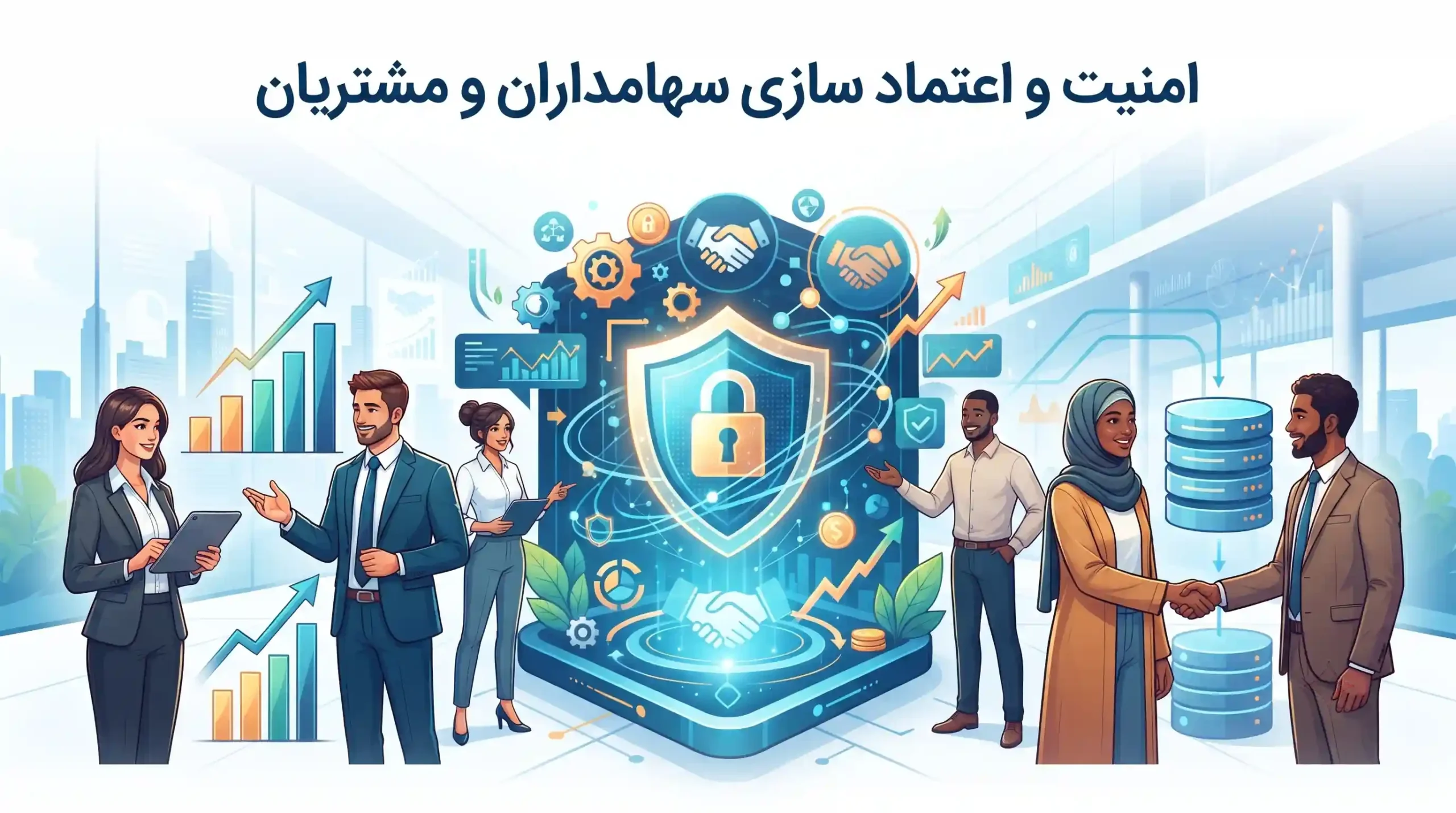 🛡️ امنیت و اعتماد سازی سهامداران و مشتریان