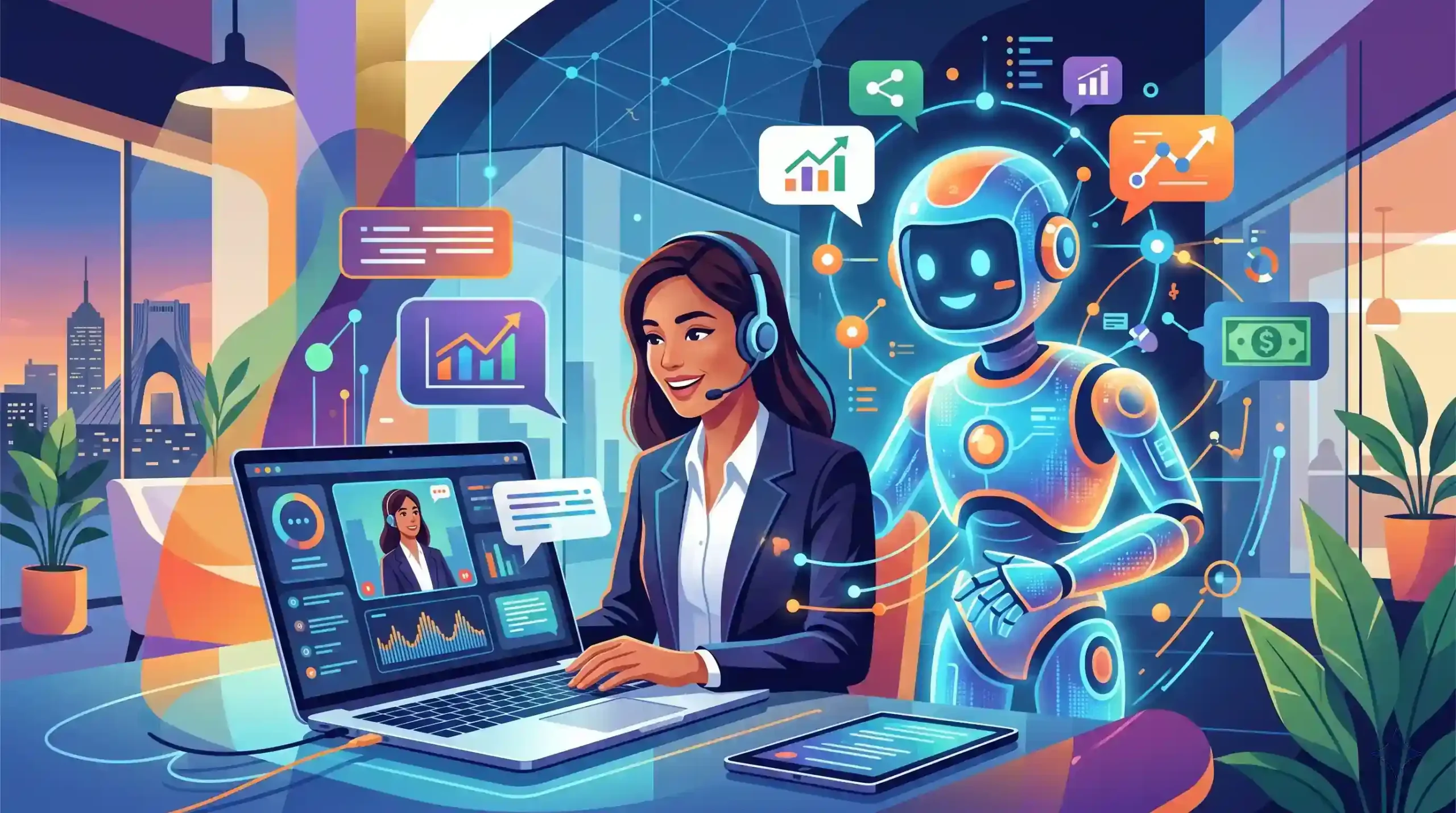🤖 نقش هوش مصنوعی و ایجنت‌های هوشمند در مکالمات فروش