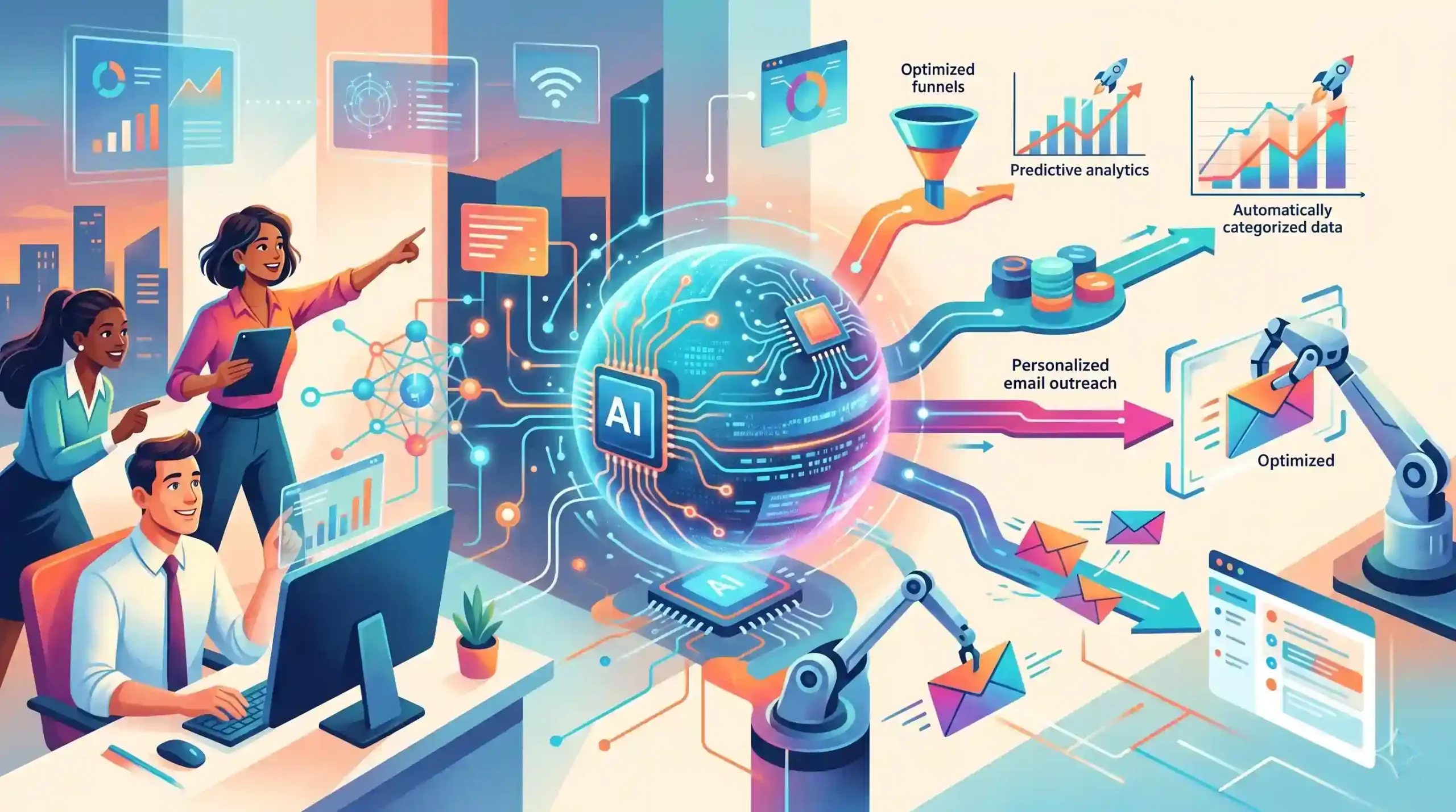 🤖 نقش هوش مصنوعی و یادگیری ماشین در آینده اتوماسیون فروش