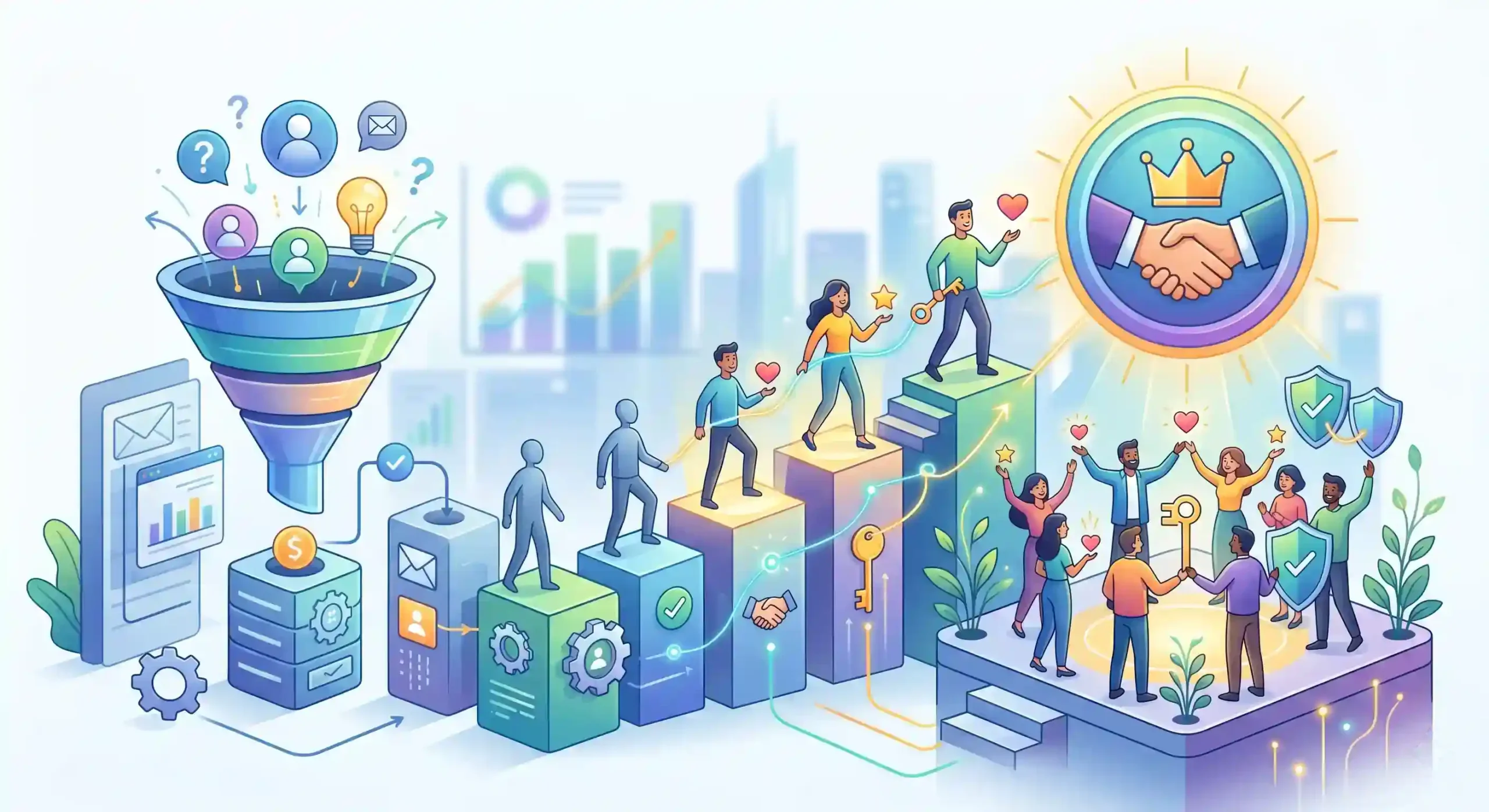 📈 افزایش نرخ تبدیل لیدها به مشتری وفادار