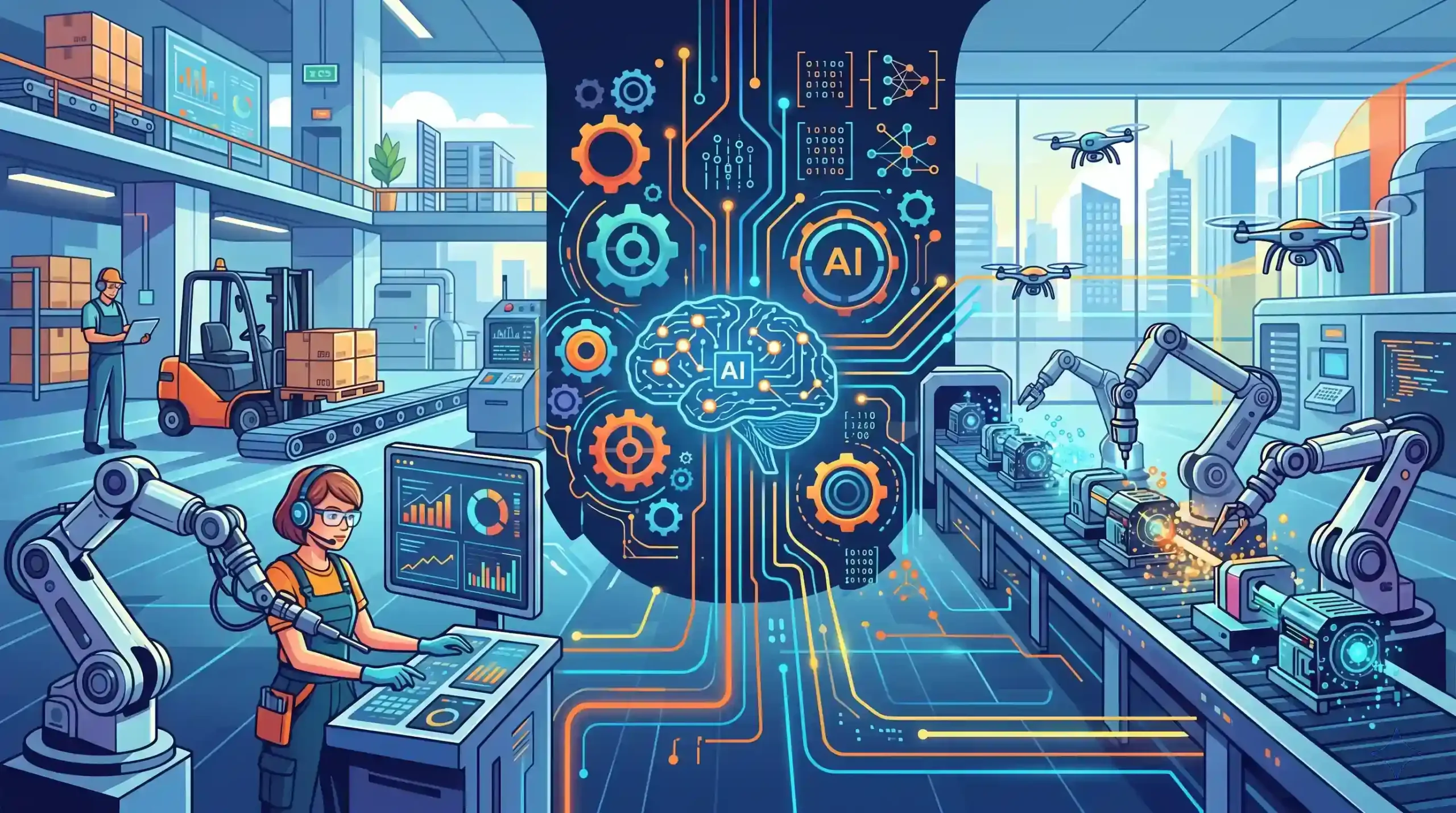 🤖 نقش هوش مصنوعی و یادگیری ماشین در اتوماسیون مدرن