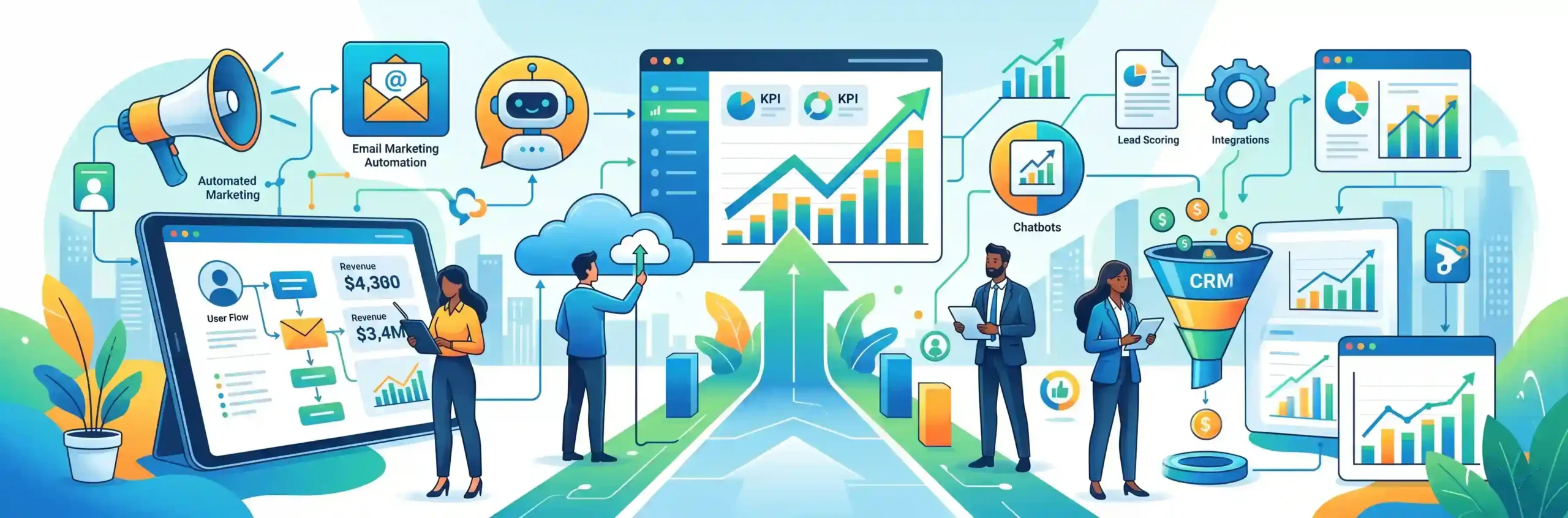 🛠️ بررسی ابزارها و سیستمهای برتر اتوماسیون فروش