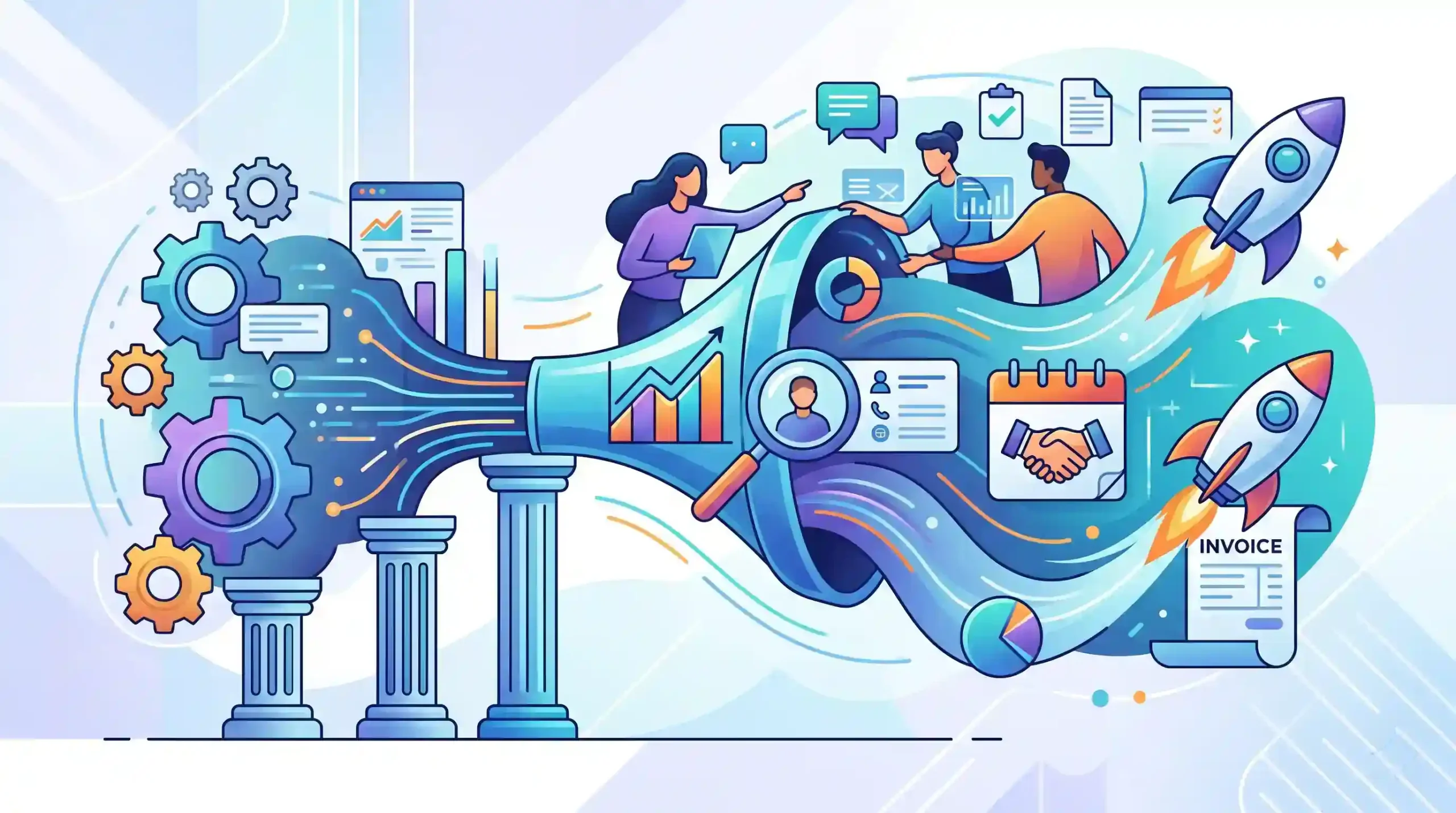 ⚙️ تعریف دقیق و ارکان اتوماسیون سازی فرایندهای فروش