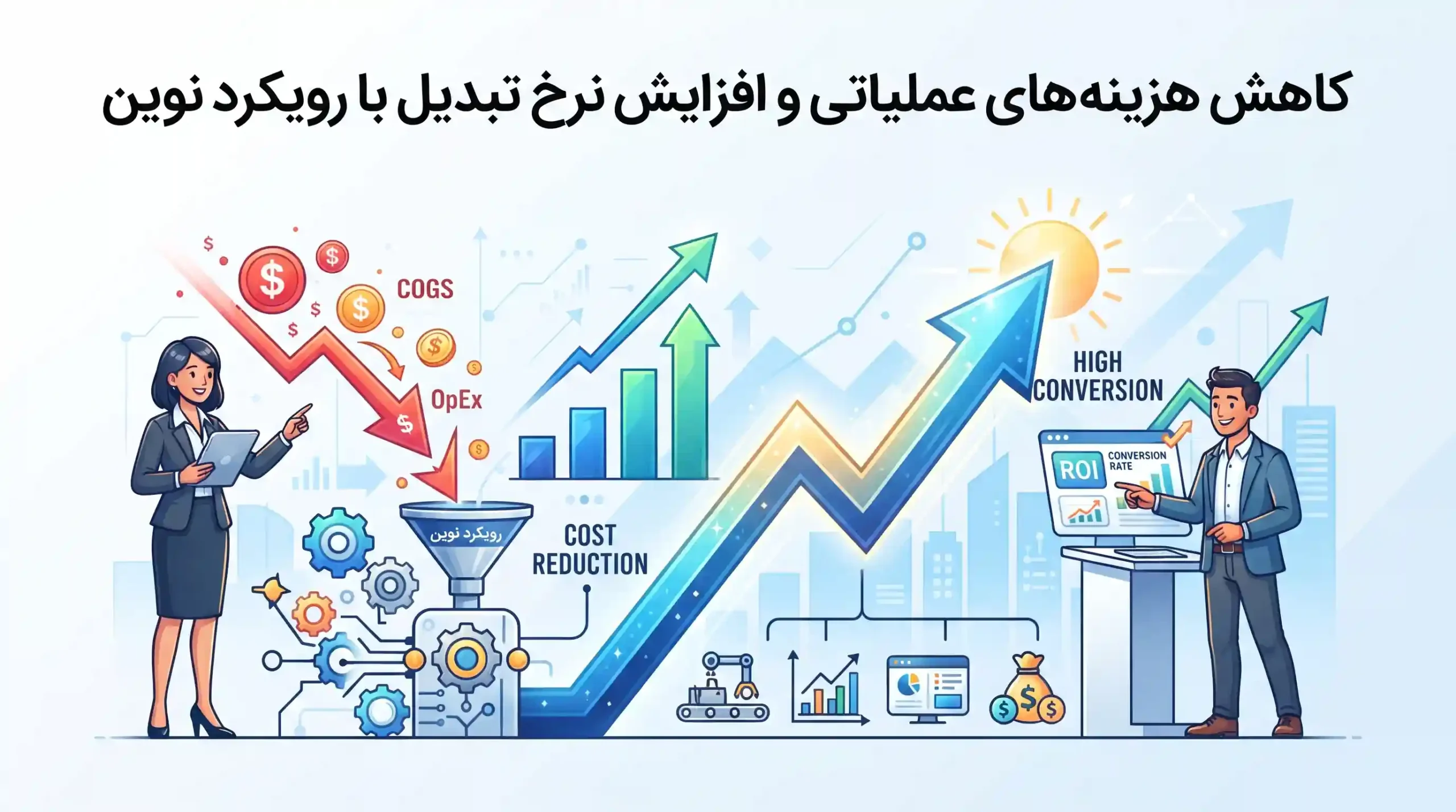 💰 کاهش هزینه‌های عملیاتی و افزایش نرخ تبدیل با رویکرد نوین