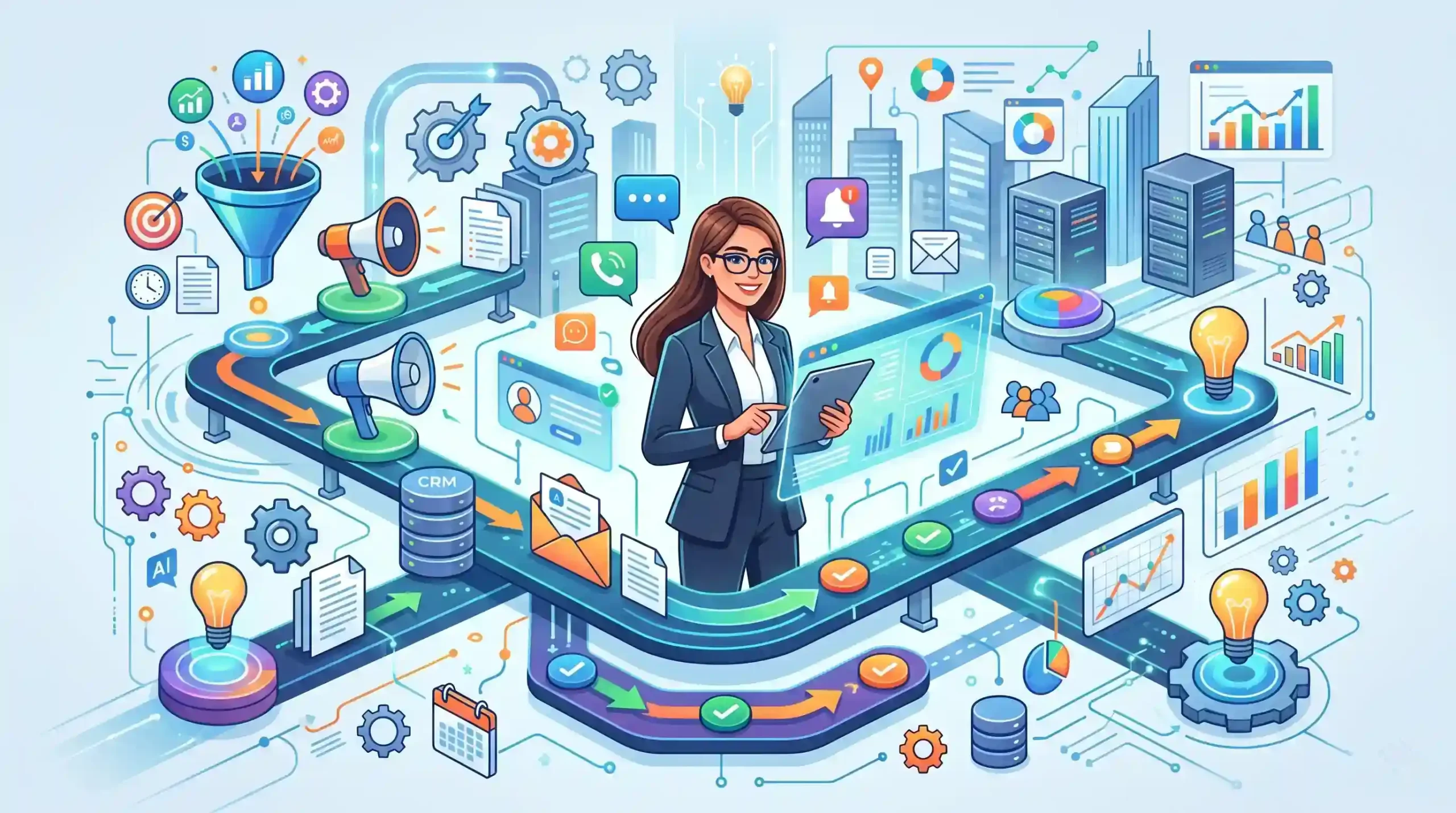 🛠️ ابزارها و زیرساختهای کلیدی برای اتوماسیون فروش