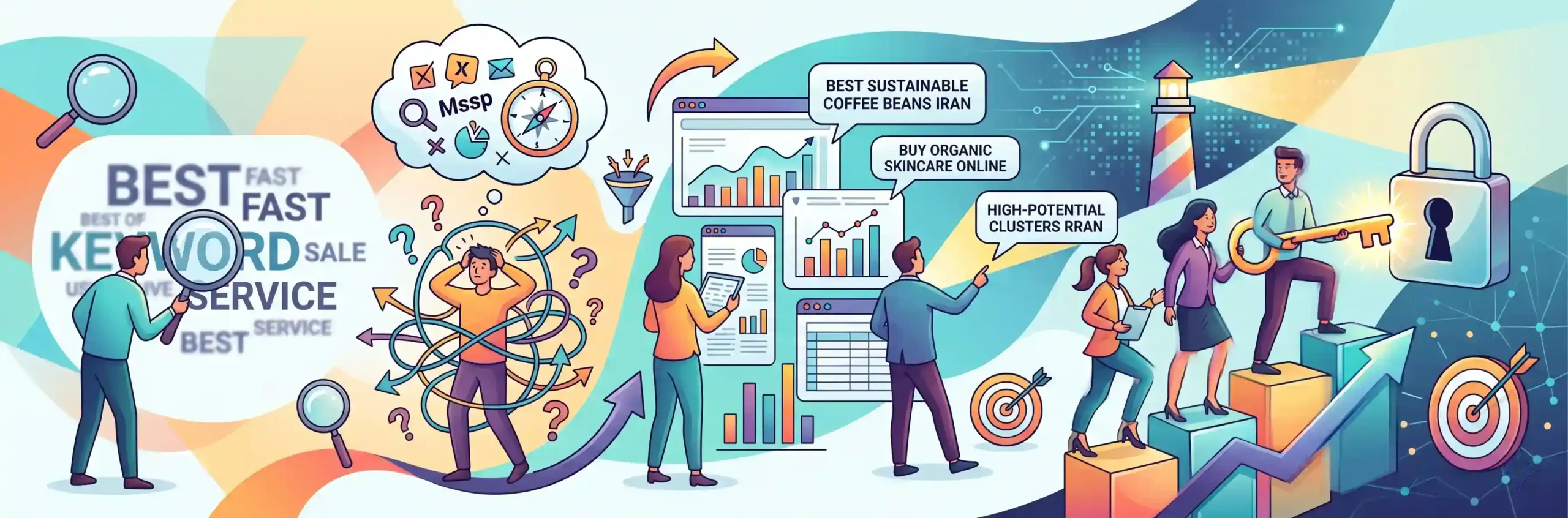 🛡️ اشتباهات رایج در فرآیند تحقیق کلمات کلیدی و نحوه اصلاح آنها