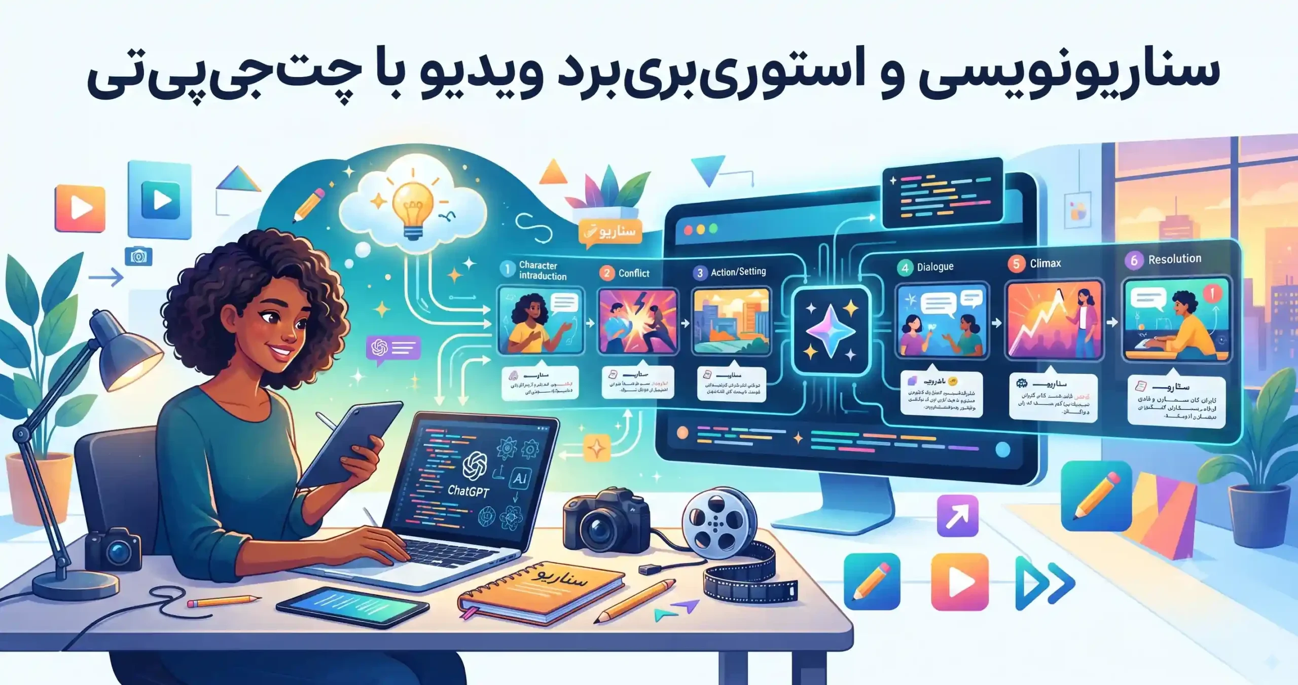 🎥 سناریونویسی و استوری‌برد ویدیو با چت‌جی‌پی‌تی