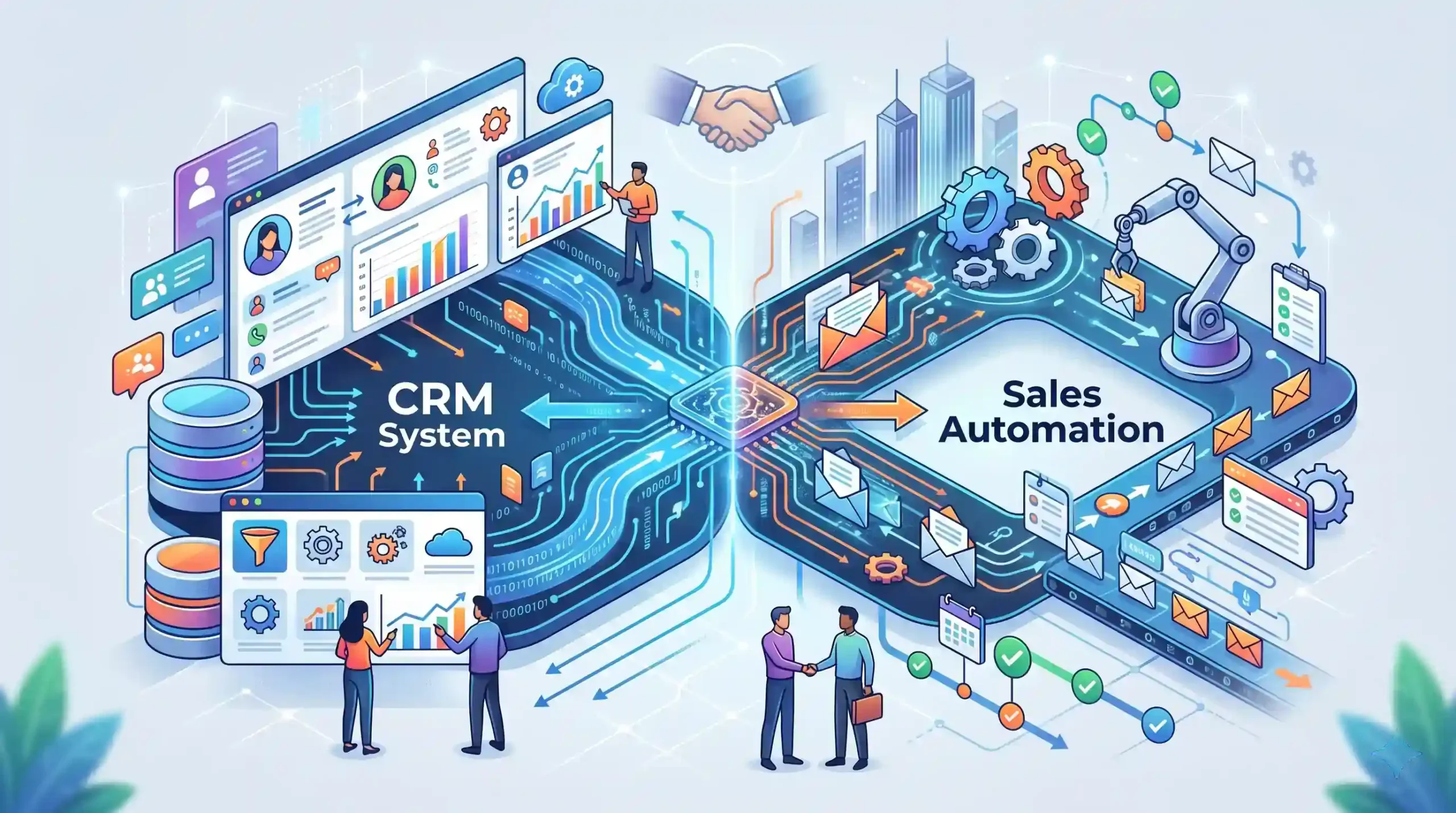 📊 چرا ادغام سیستم CRM با اتوماسیون فروش حیاتی است؟