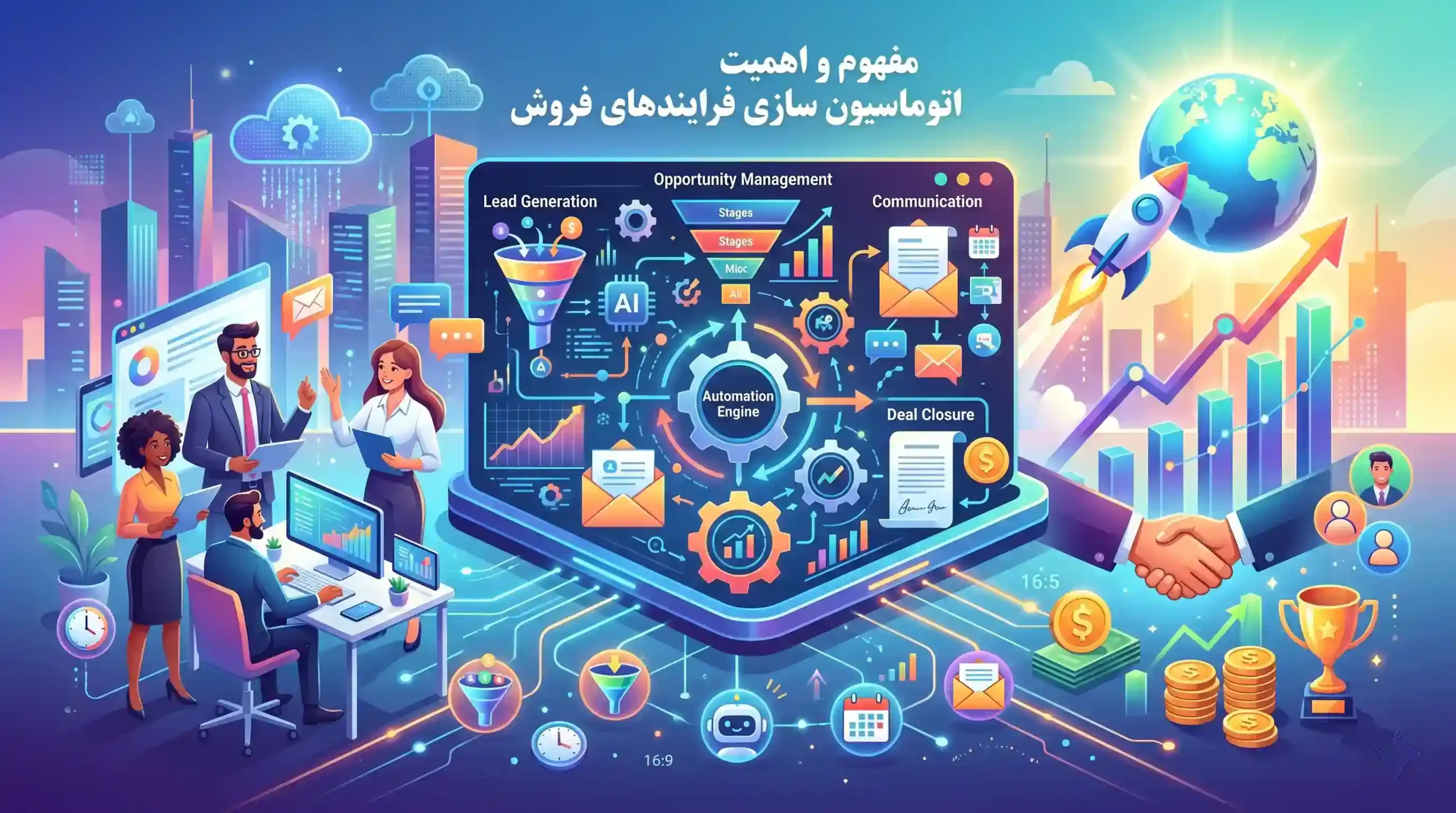 🔍 مفهوم و اهمیت اتوماسیون سازی فرایندهای فروش