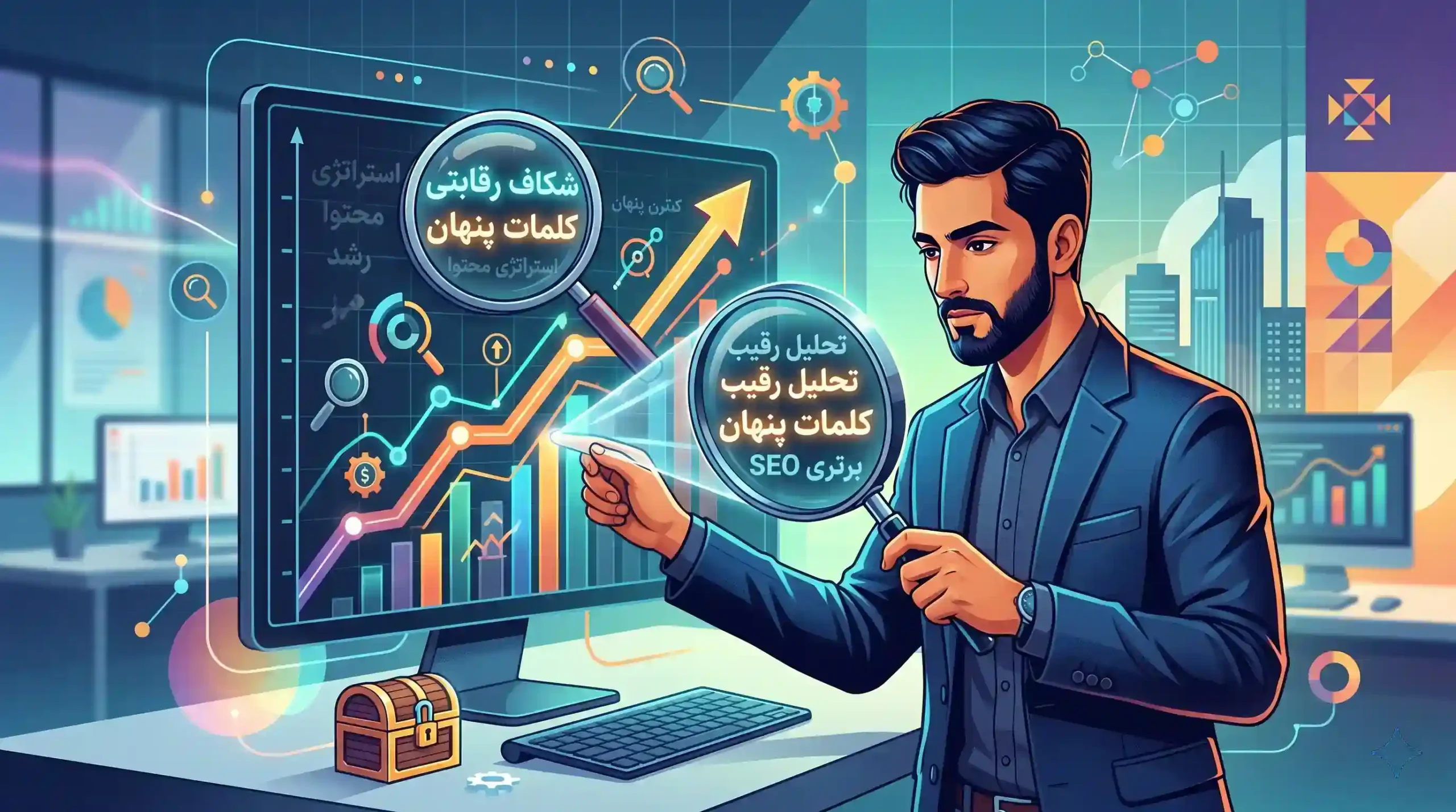 🛠️ ترفندهای پیشرفته برای کشف شکاف های رقابتی و کلمات پنهان