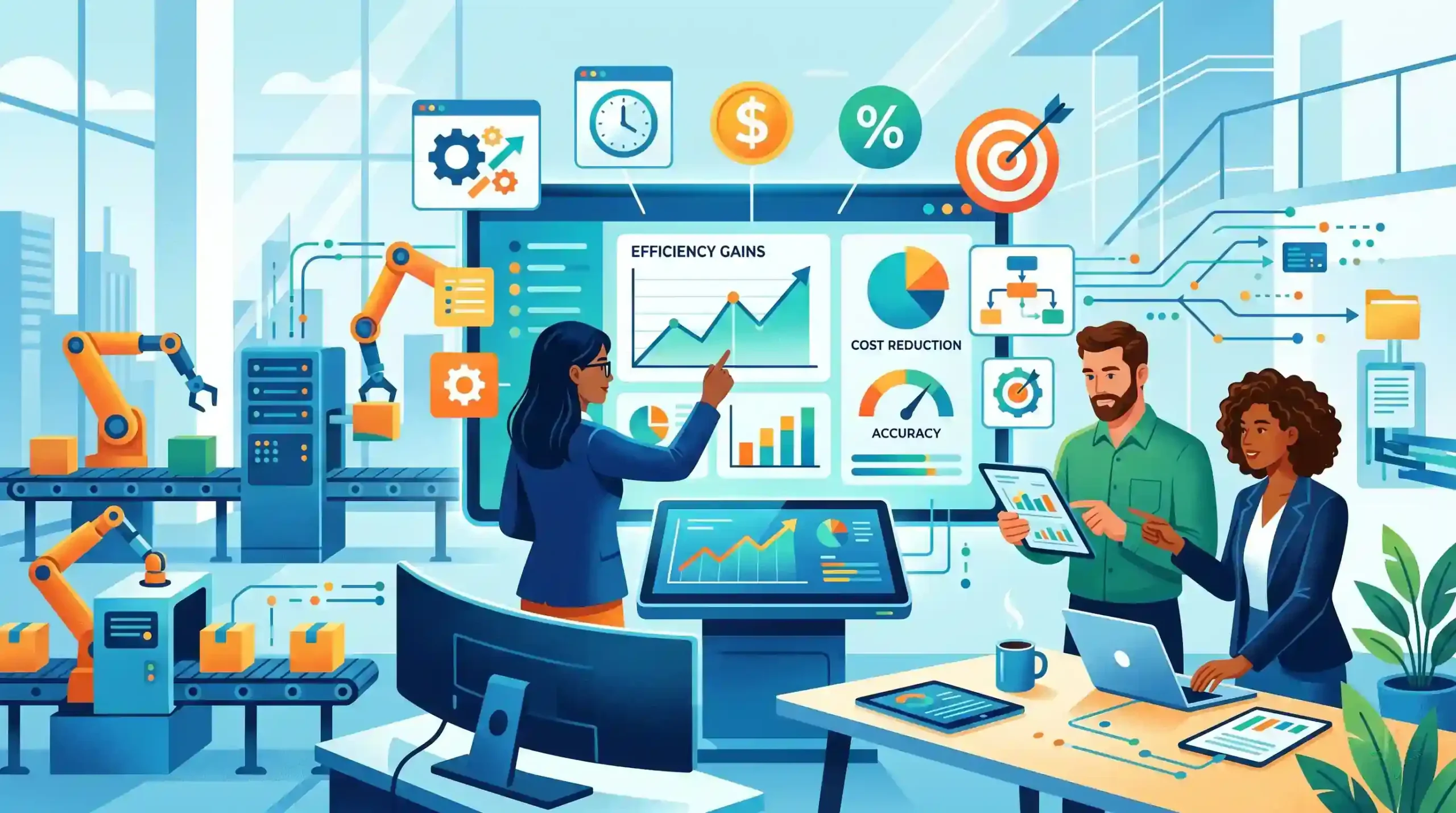 📊 شاخصهای کلیدی عملکرد برای سنجش موفقیت اتوماسیون