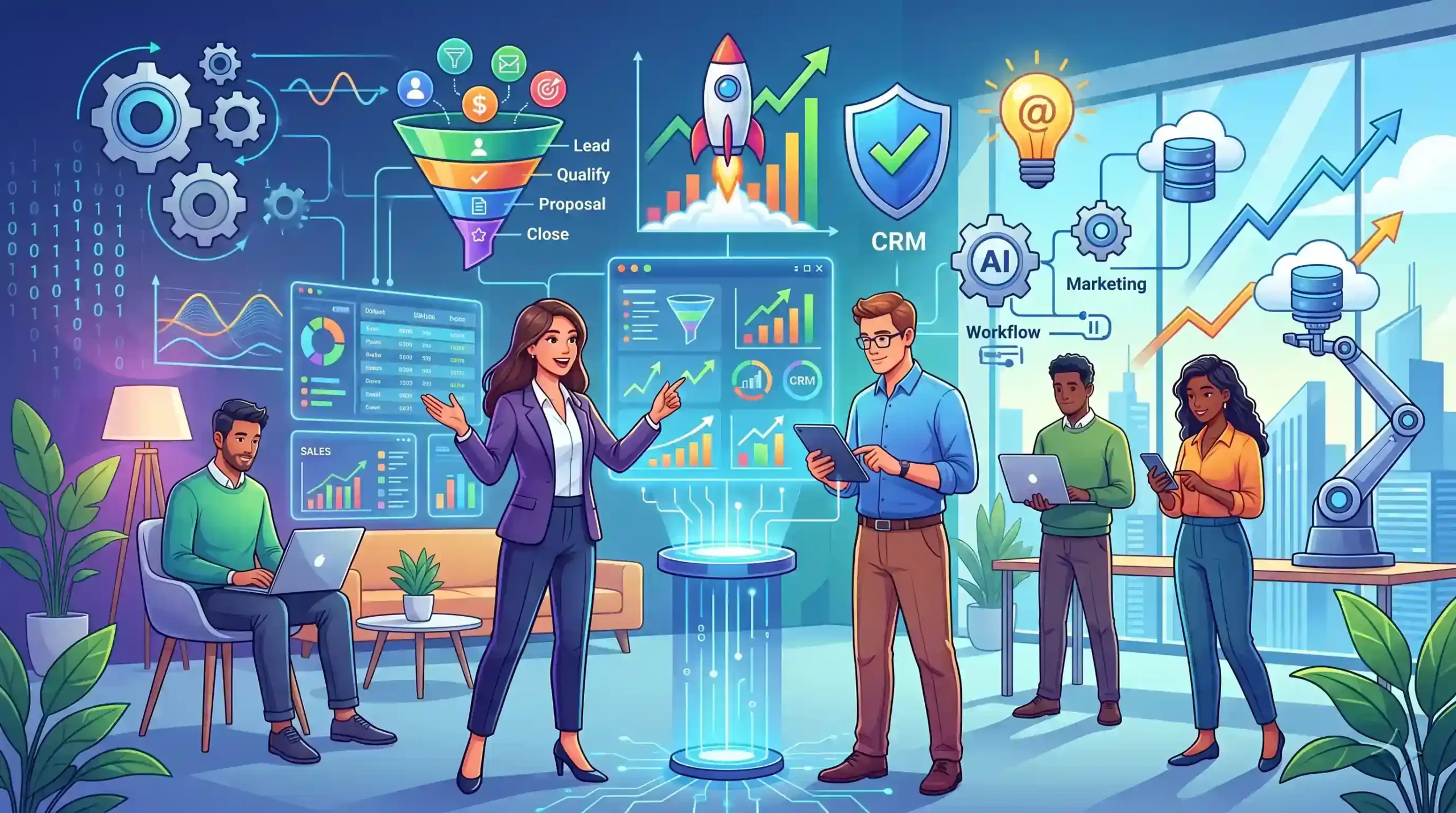 🛠️ ابزارها و فناوری های نوین در اتوماسیون فروش