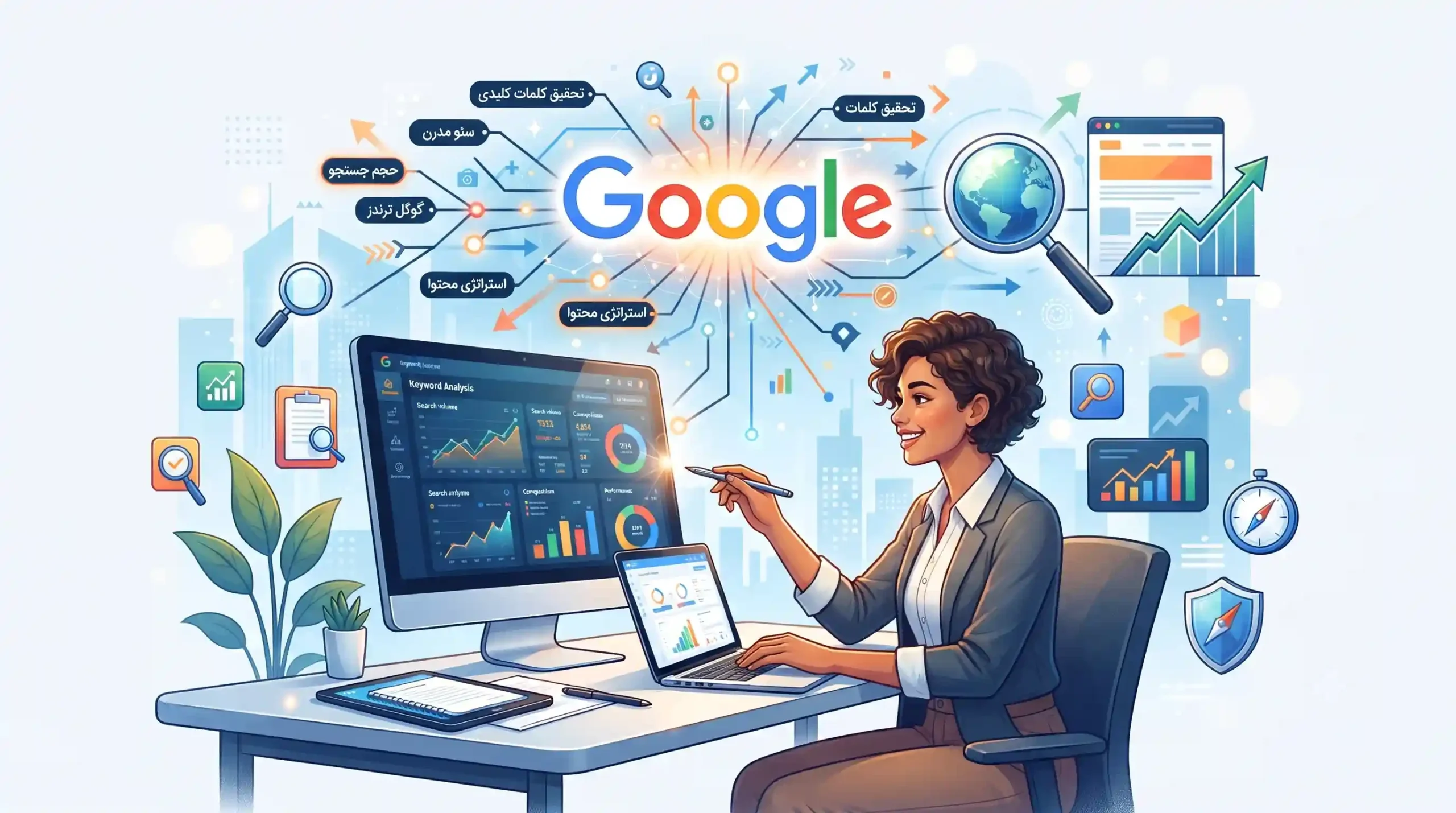 🗝️ اهمیت استراتژیک تحقیق کلمات کلیدی با گوگل کیورد ریسرچ در سئو مدرن