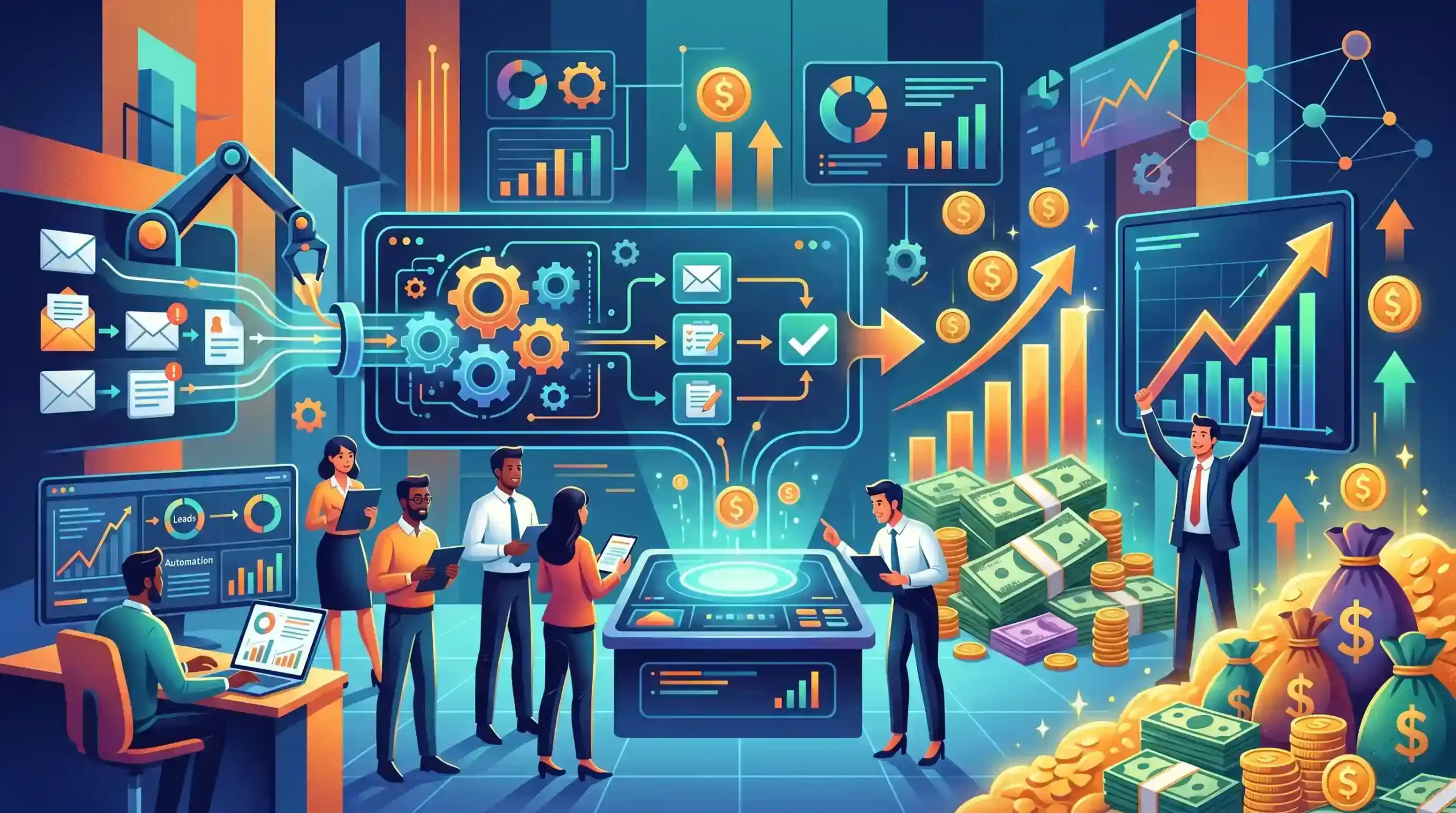 🎯 چگونه اتوماسیون فروش به افزایش مستقیم سودآوری کمک میکند