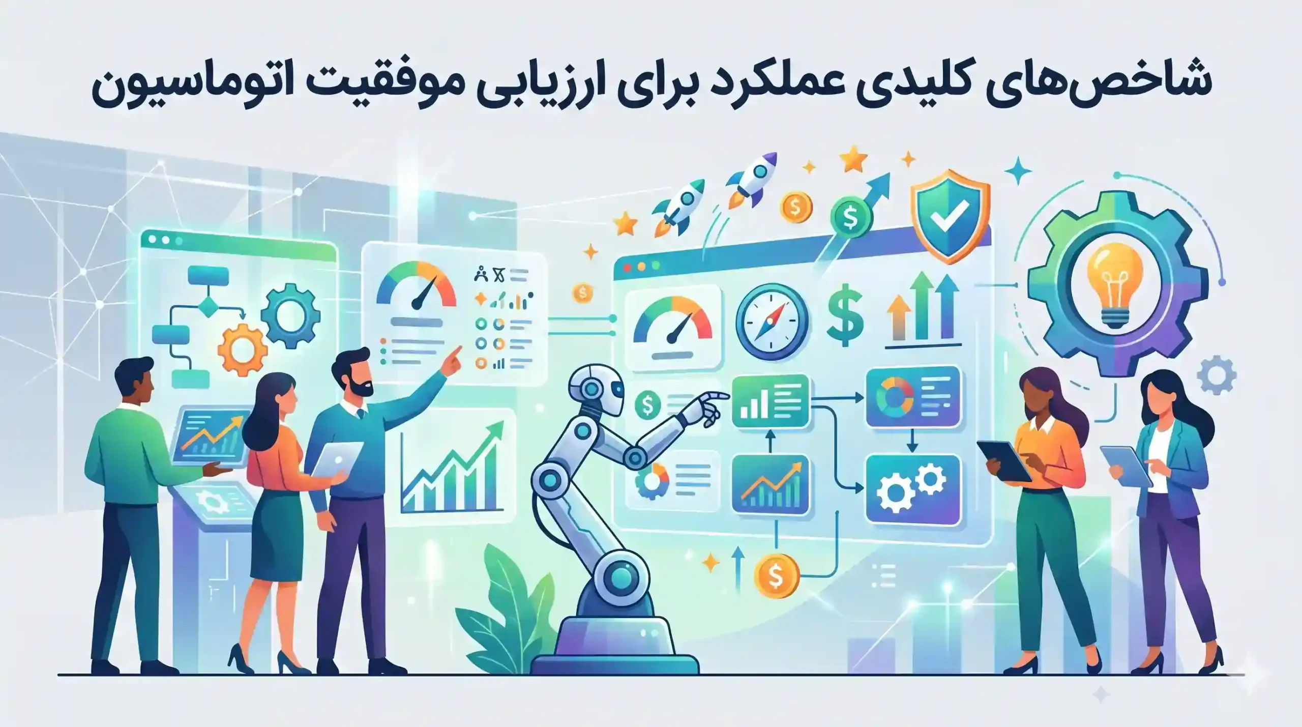 📊 شاخصهای کلیدی عملکرد برای ارزیابی موفقیت اتوماسیون