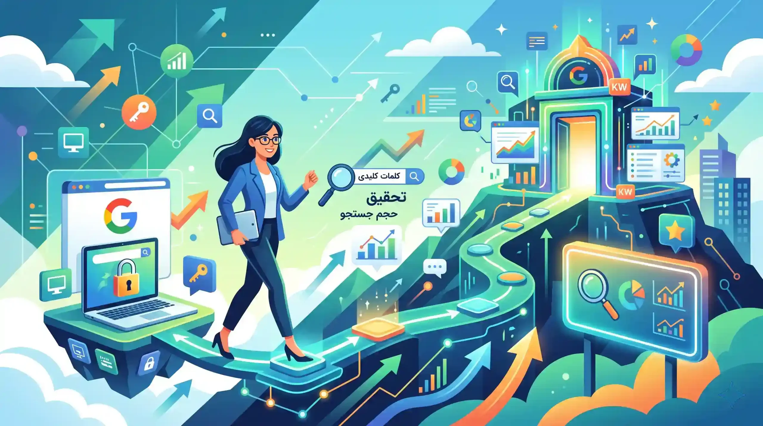 🚦 آموزش گام به گام دسترسی به گوگل کیورد پلنر