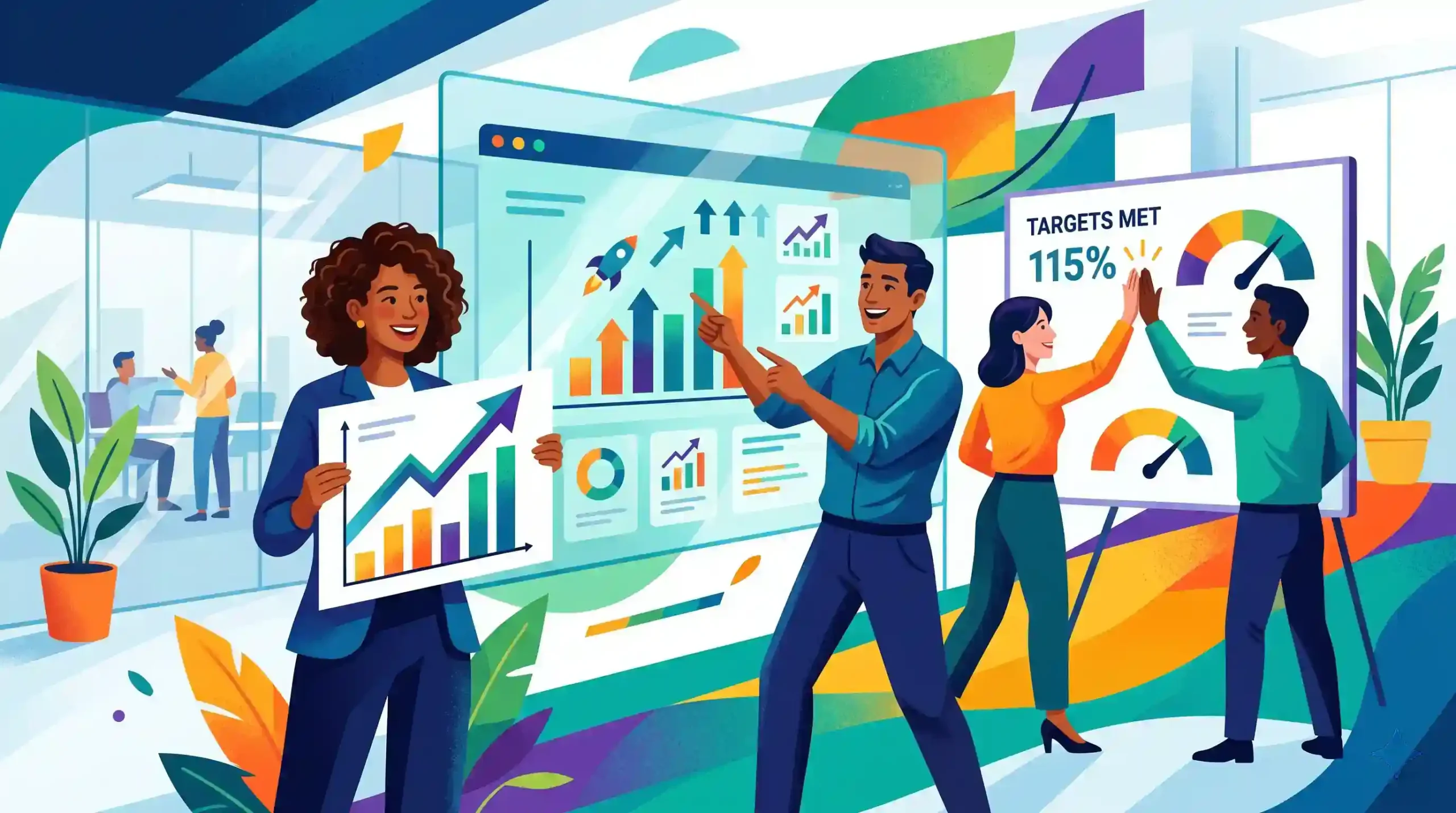📈 افزایش بازدهی تیم فروش و انگیزه کارکنان