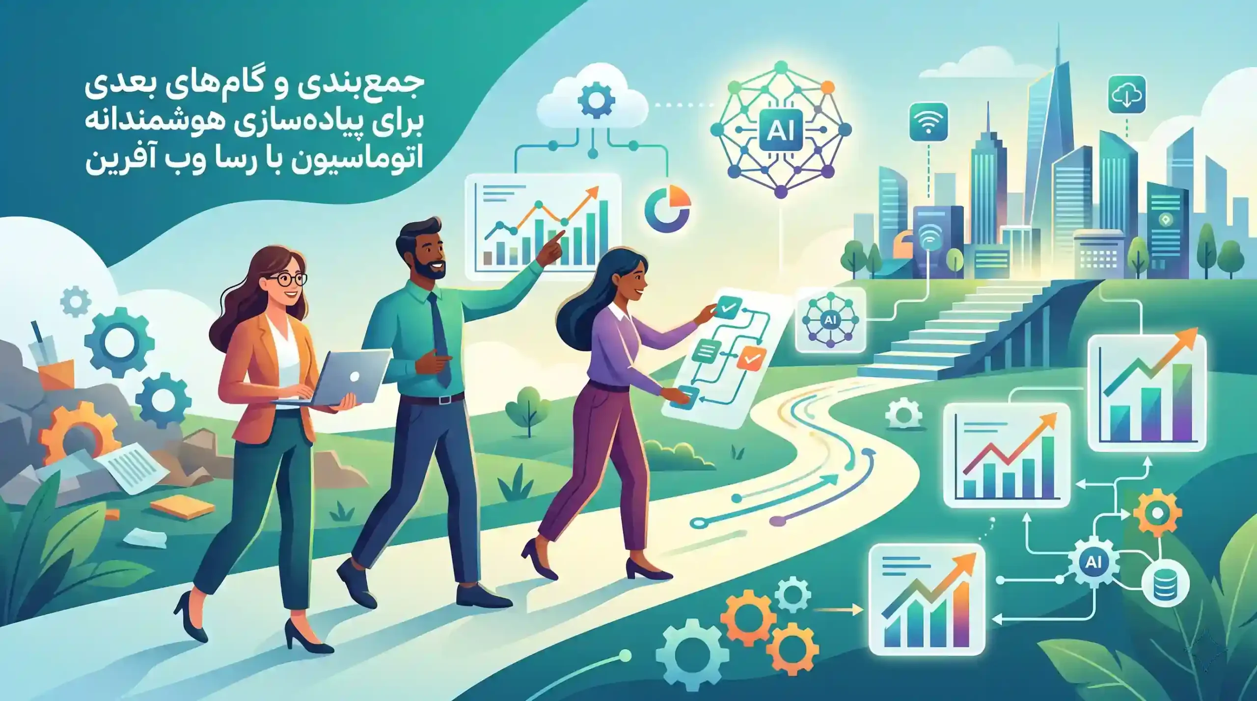 🏁 جمعبندی و گامهای بعدی برای پیادهسازی هوشمندانه اتوماسیون با رسا وب آفرین