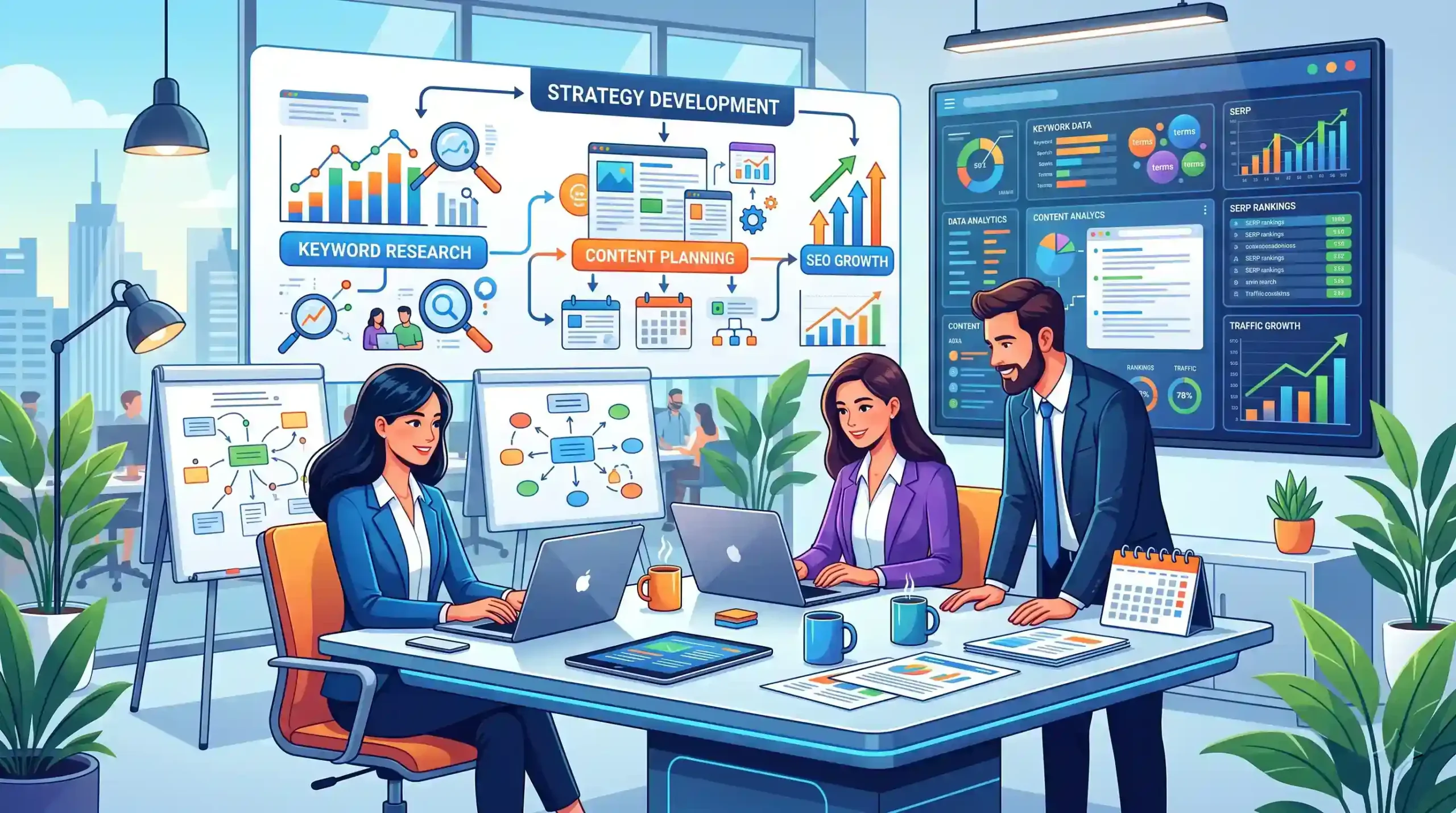 🚀 تدوین استراتژی محتوای سئو بر اساس کیورد ریسرچ