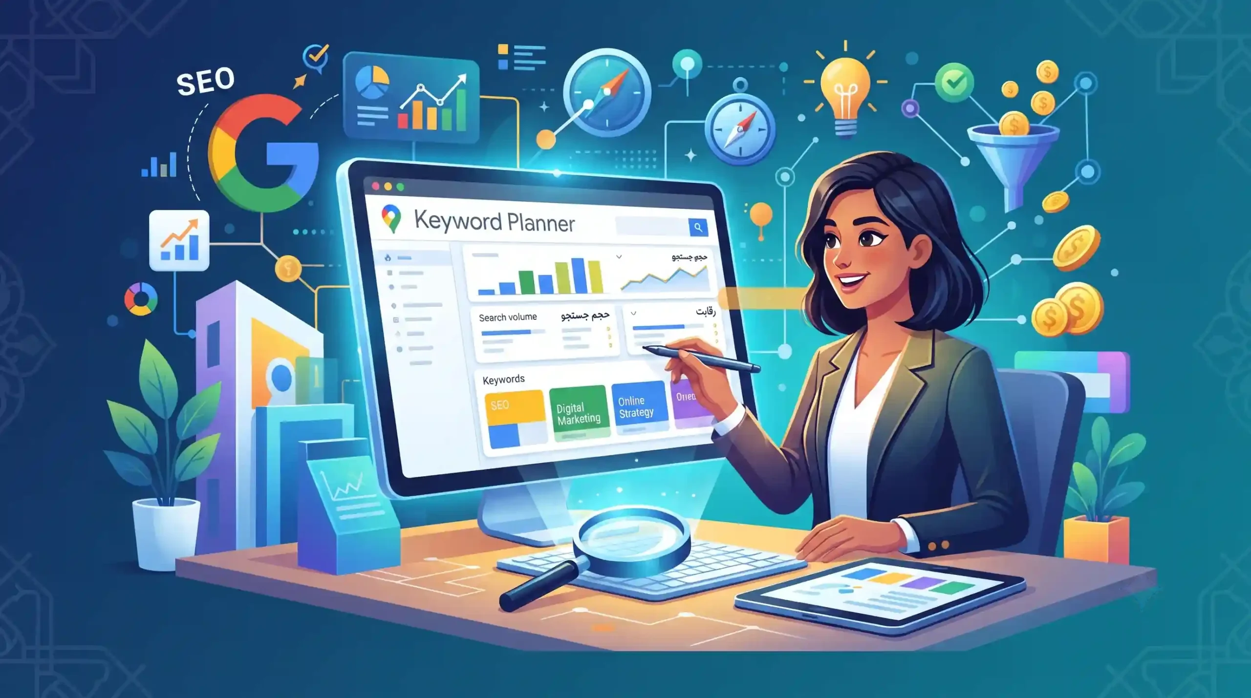 🛠️ آشنایی با ابزار گوگل کیورد پلنر به عنوان پایه و اساس تحقیق کلمات کلیدی