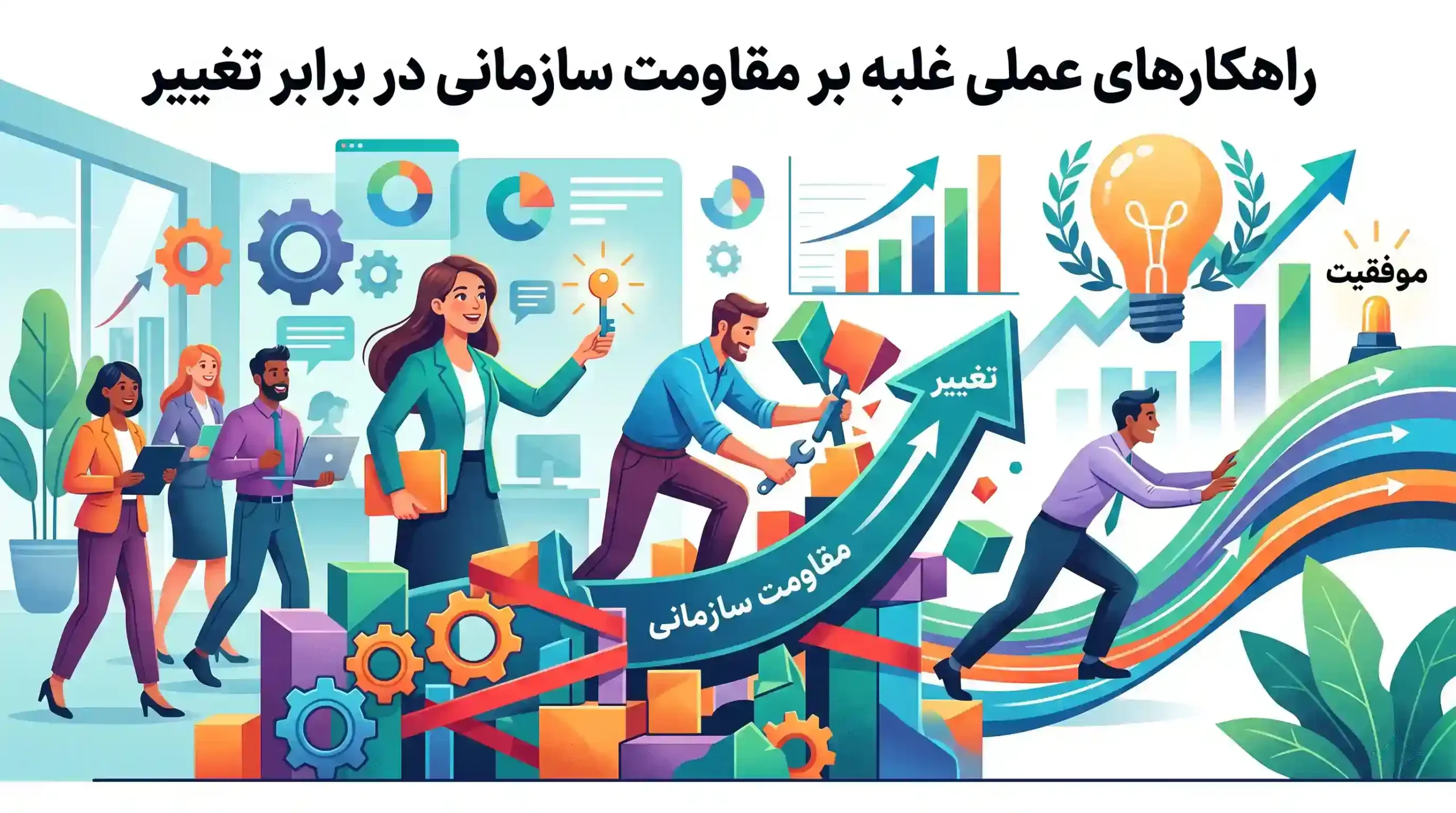 🛠️ راهکارهای عملی غلبه بر مقاومت سازمانی در برابر تغییر