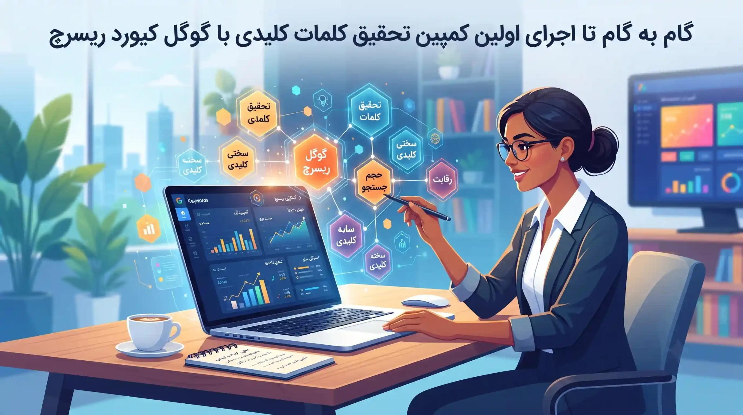 🎯 گام به گام تا اجرای اولین کمپین تحقیق کلمات کلیدی با گوگل کیورد ریسرچ