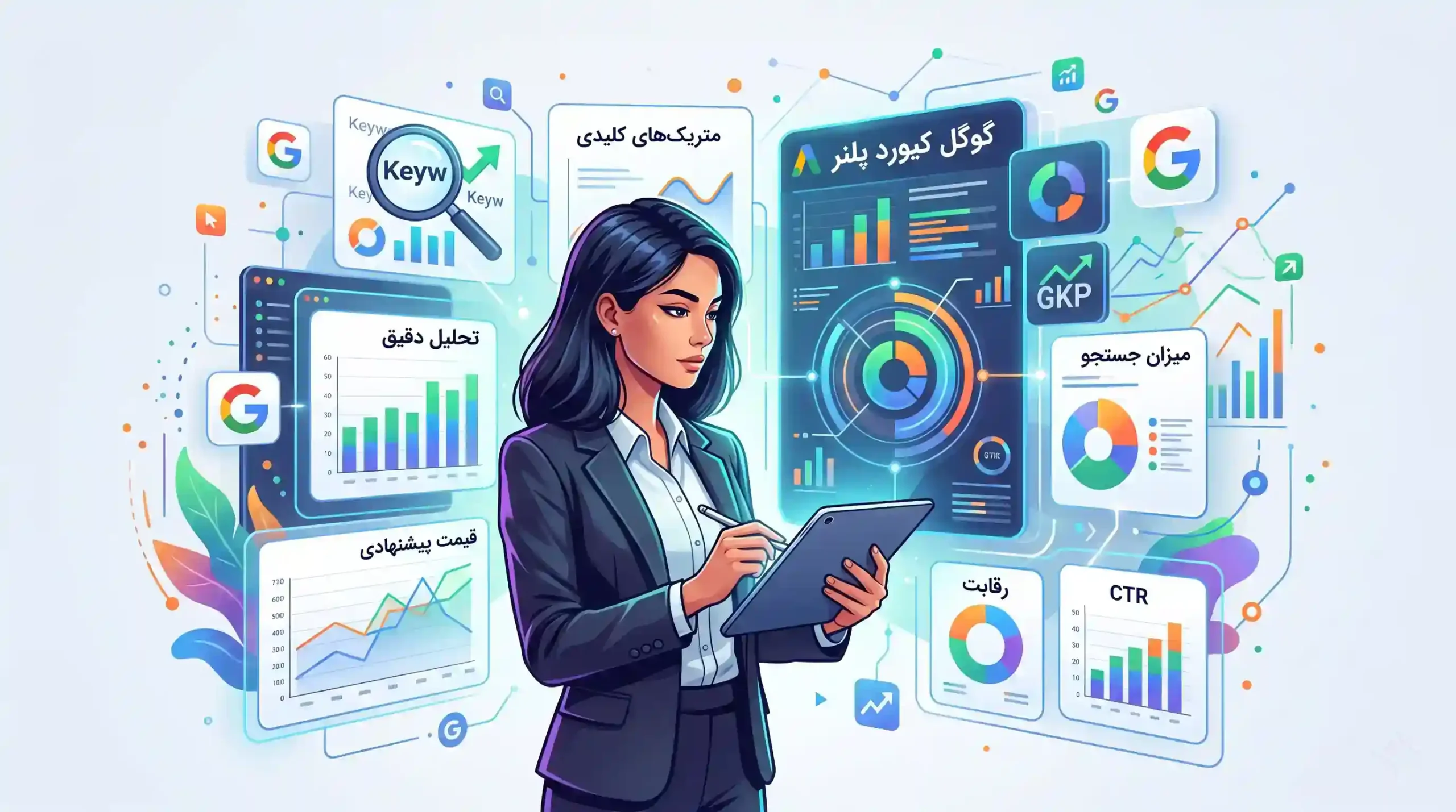 📊 تحلیل دقیق متریکهای کلیدی در گوگل کیورد پلنر