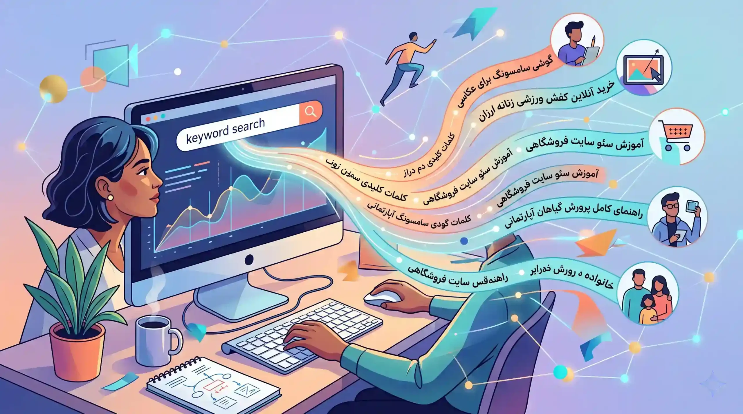 💡 یافتن کلمات کلیدی دم دراز برای جذب ترافیک هدفمند
