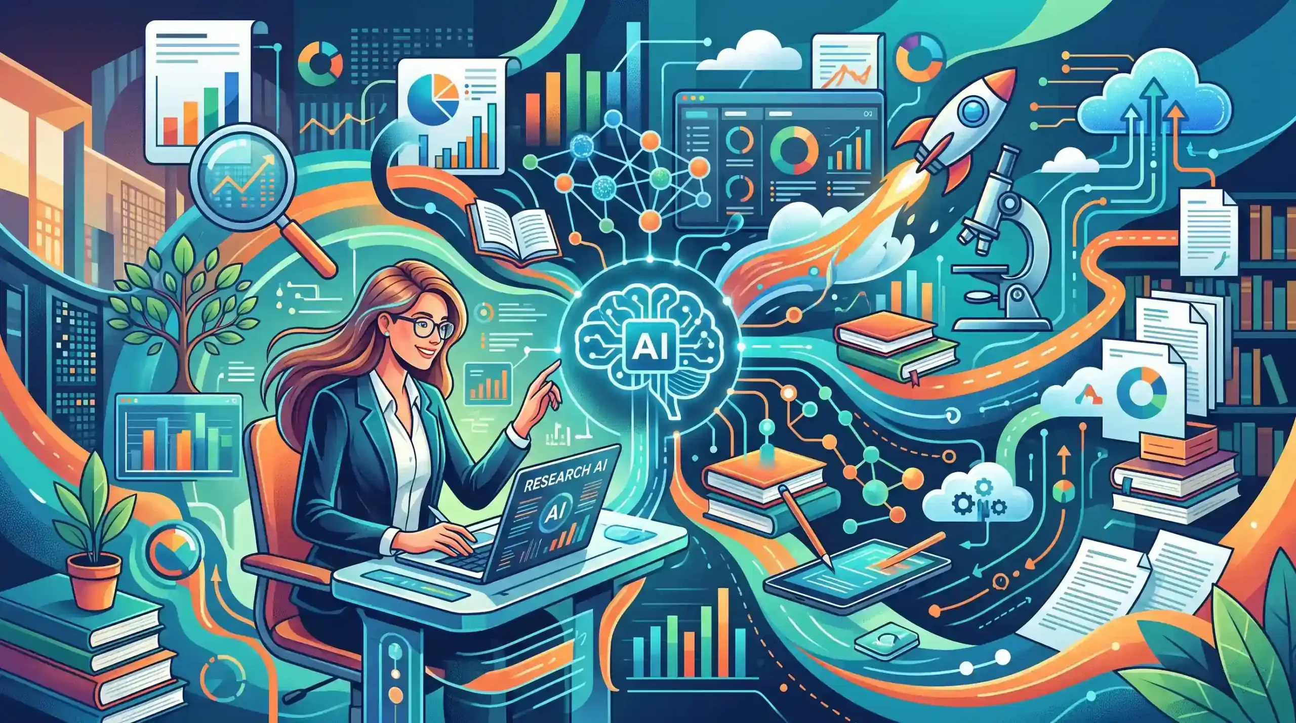 🧠 نقش هوش مصنوعی و ابزارهای نوین در تکمیل فرآیند ریسرچ