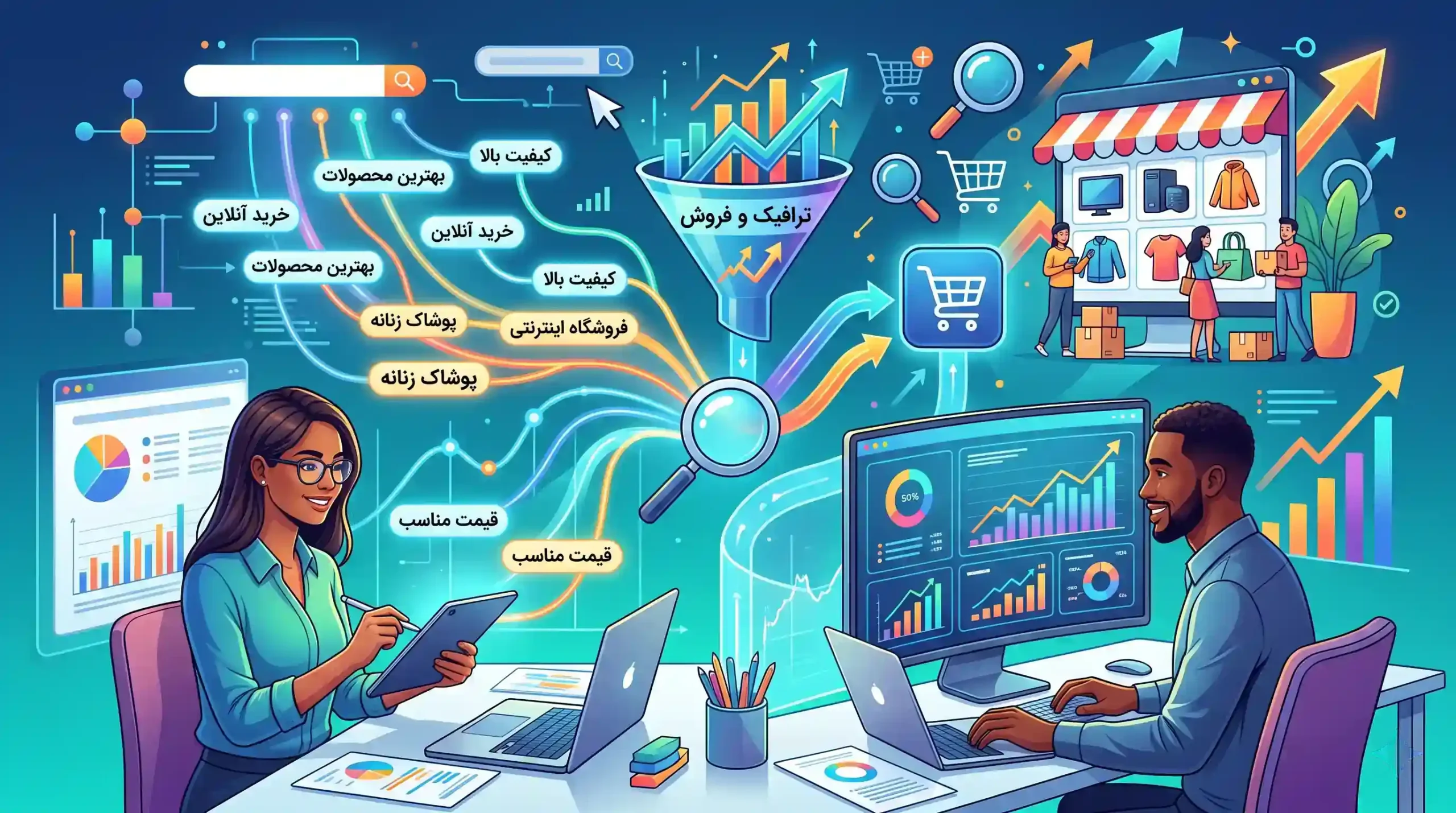 🚀 اهمیت حیاتی تحقیق کلمات کلیدی برای فروشگاههای اینترنتی