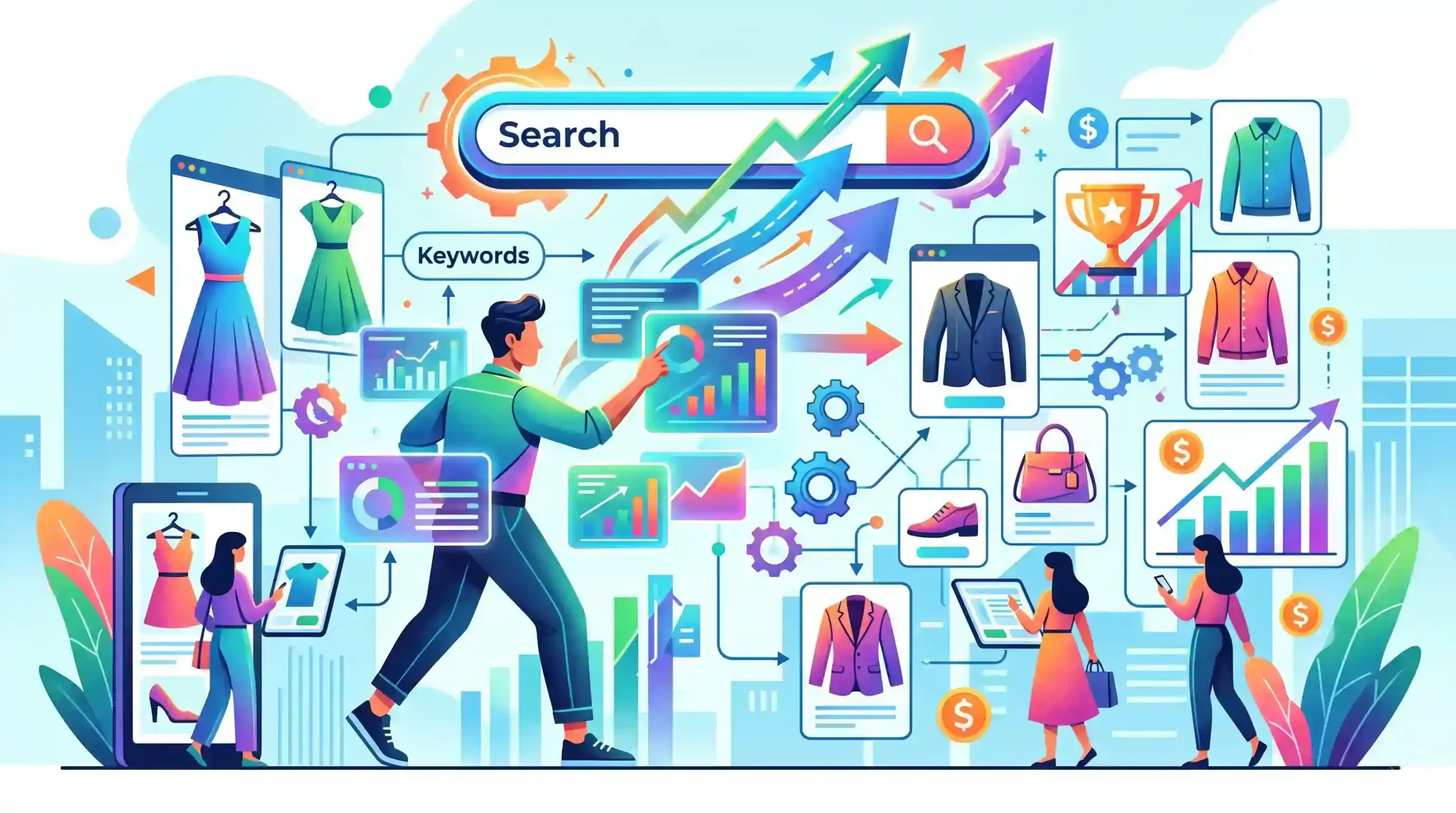 👕 نقش حیاتی سئو و تحقیق کلمات کلیدی در موفقیت فروشگاههای آنلاین پوشاک