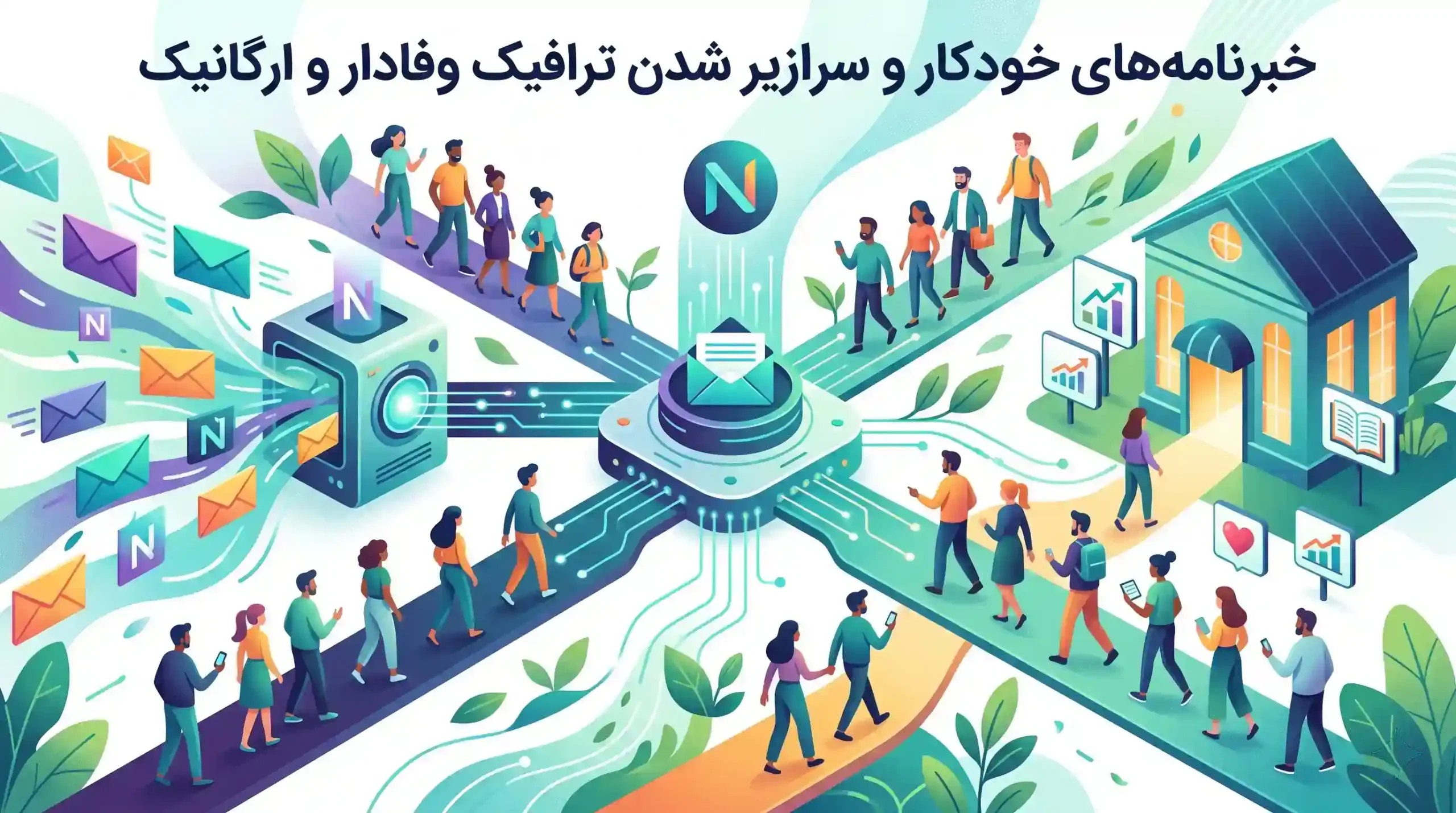 📧 خبرنامههای خودکار و سرازیر شدن ترافیک وفادار و ارگانیک