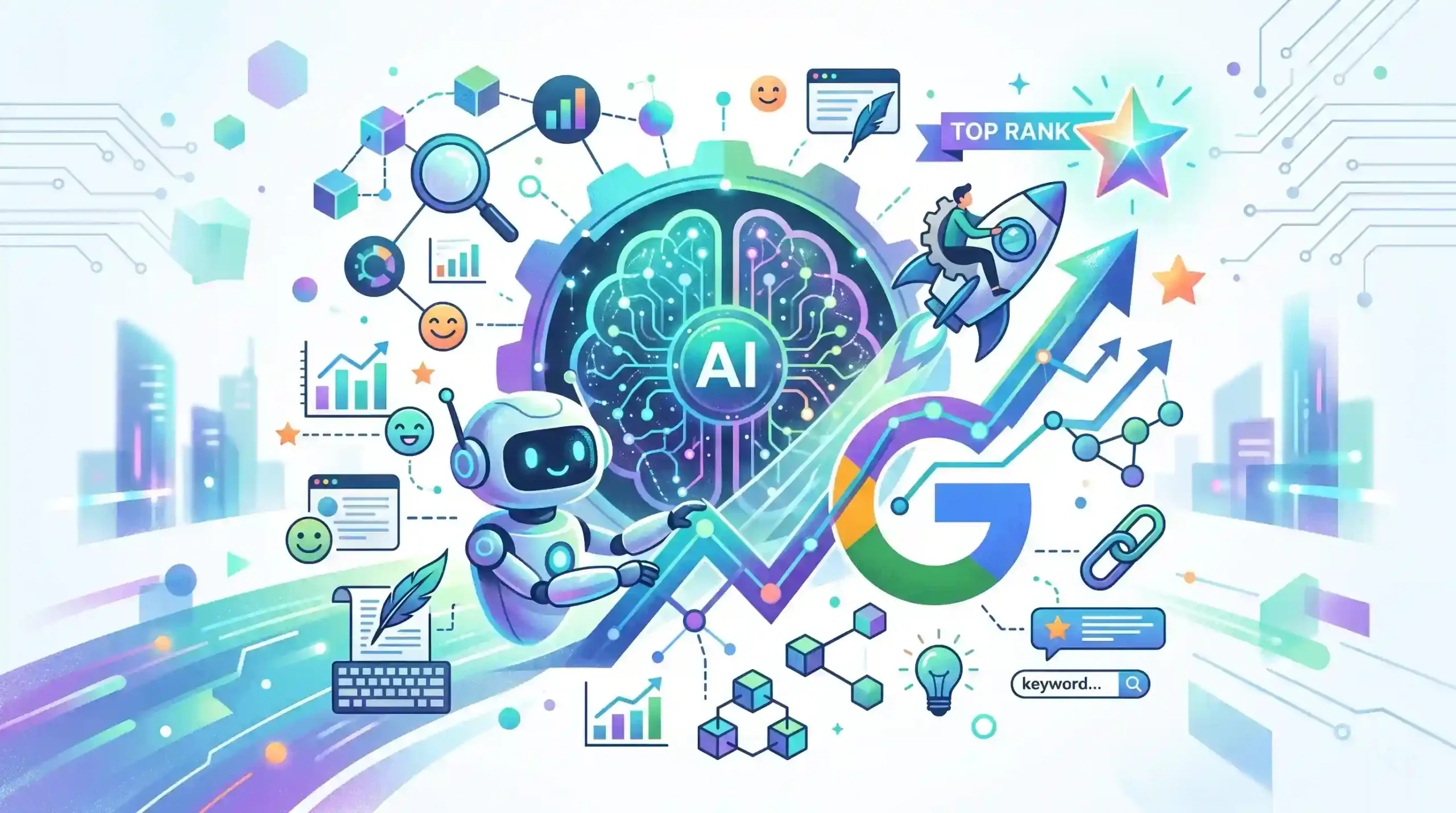 🤖 نقش هوش مصنوعی و چتباتها در بهبود رتبه گوگل