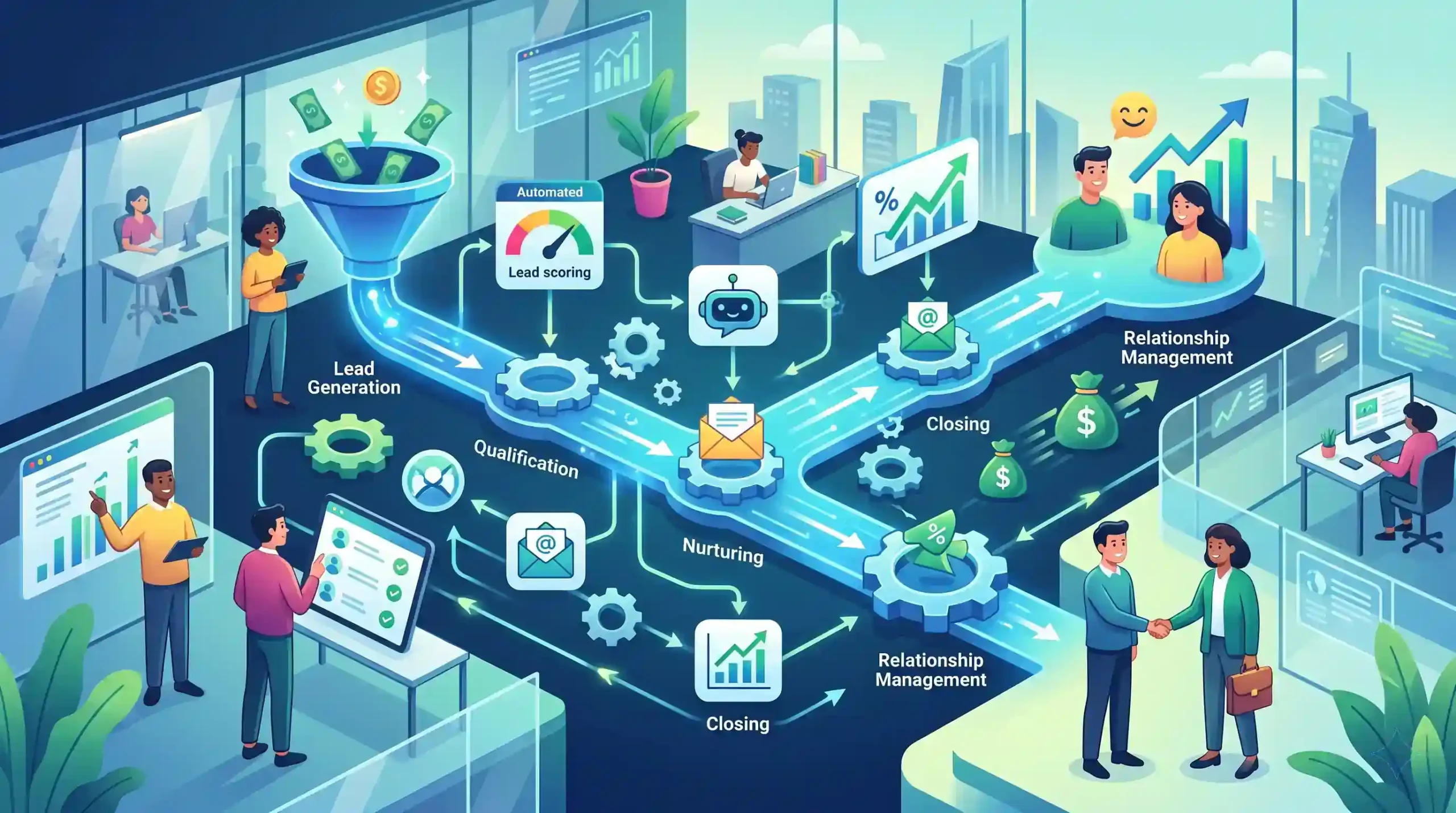 🚀 مفهوم و اهمیت اتوماسیون سازی فرایندهای فروش در اکوسیستم استارتاپی