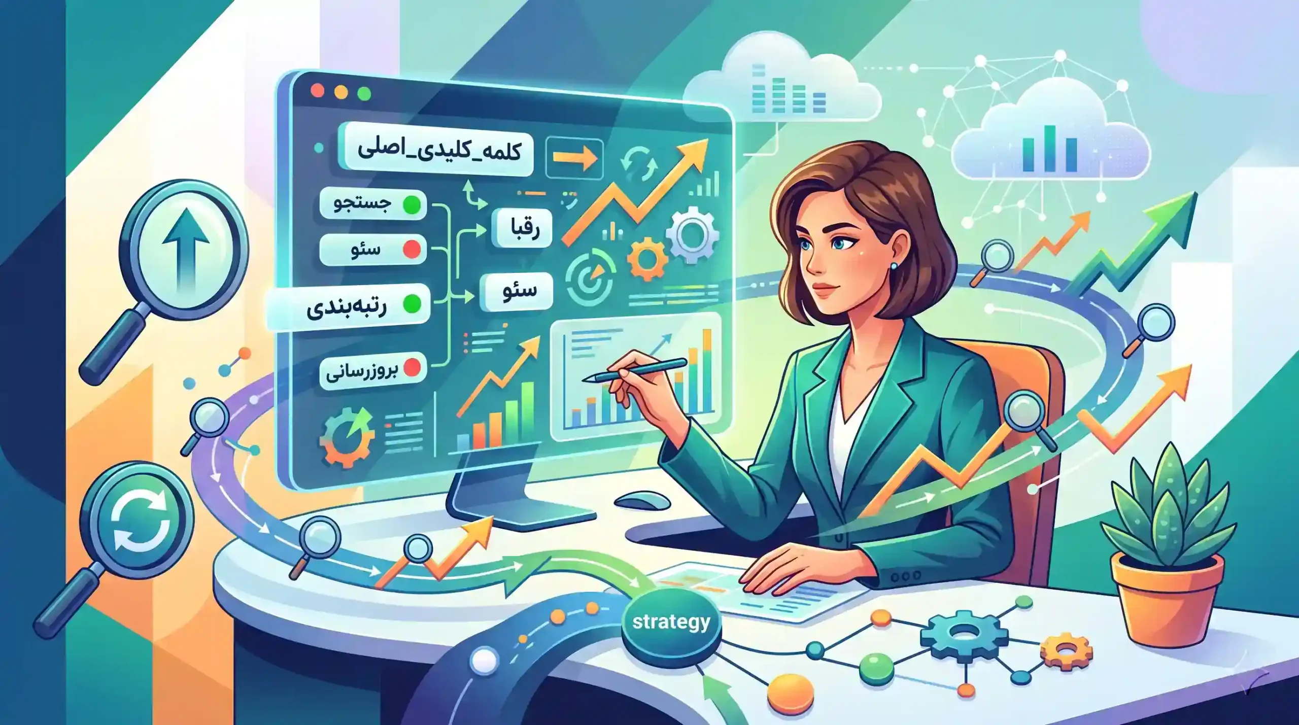 🔮 پایش مستمر و به‌روزرسانی استراتژی کلمات کلیدی