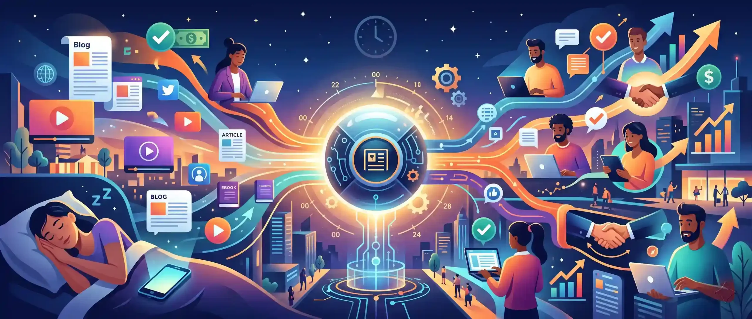 📝 بازاریابی محتوا به عنوان نیروی فروش ۲۴ ساعته