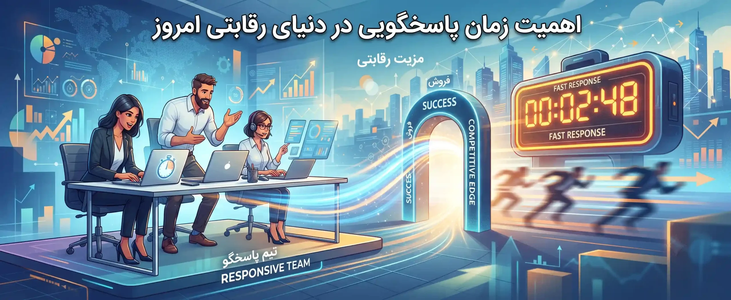 🚀 اهمیت زمان پاسخگویی در دنیای رقابتی امروز