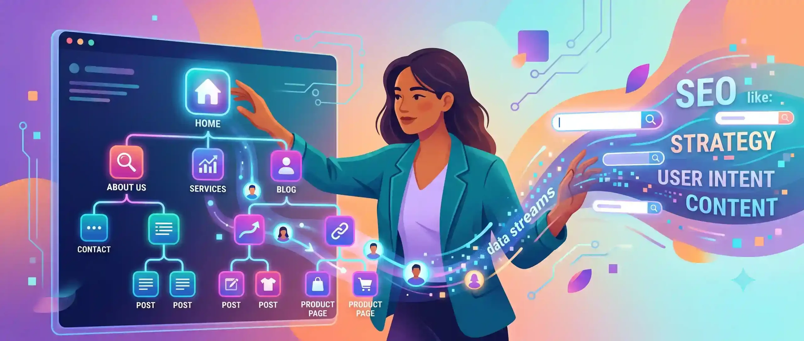 📱 تاثیر کیورد ریسرچ بر بهبود تجربه کاربری و ساختار سایت