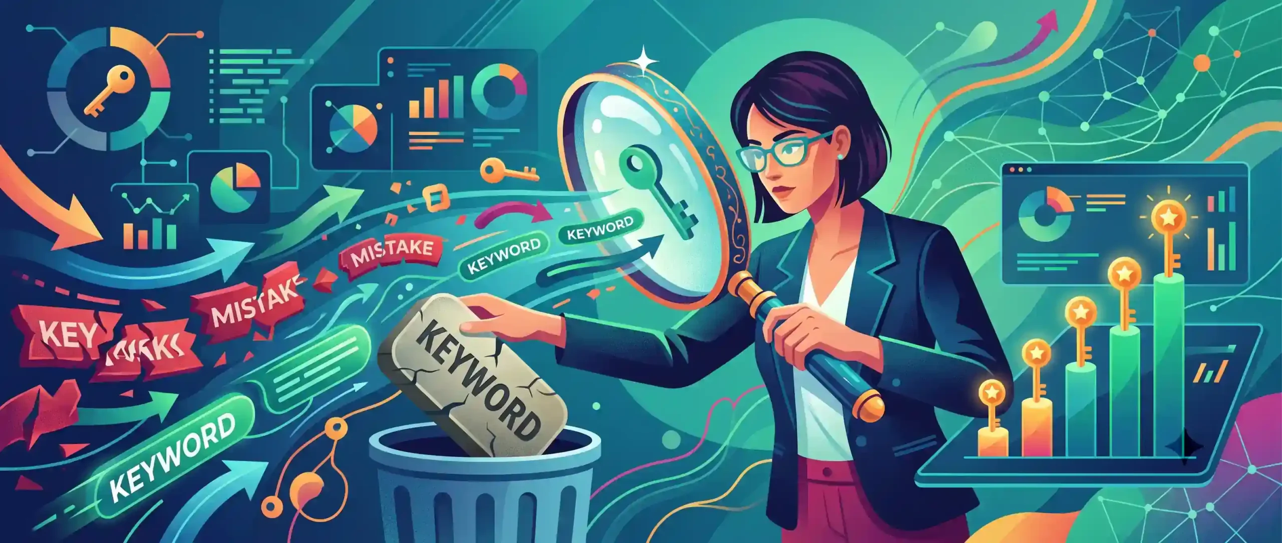 🚀 اشتباهات رایج در تحقیق کلمات کلیدی که باید از آنها دوری کنید
